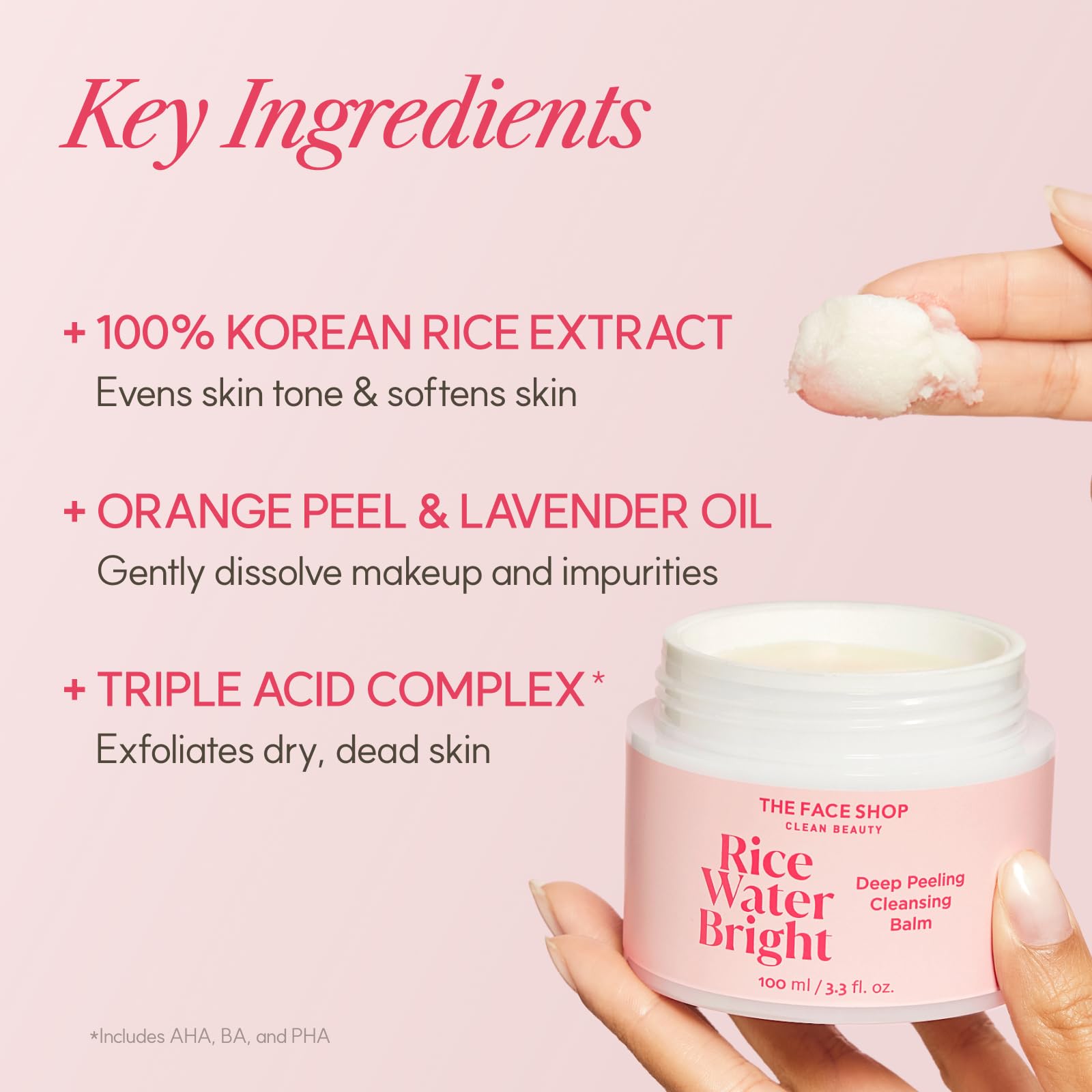 Foto 4 | Bálsamo Limpiador The Face Shop Rice Water Bright 100 Ml - Venta Internacional.
