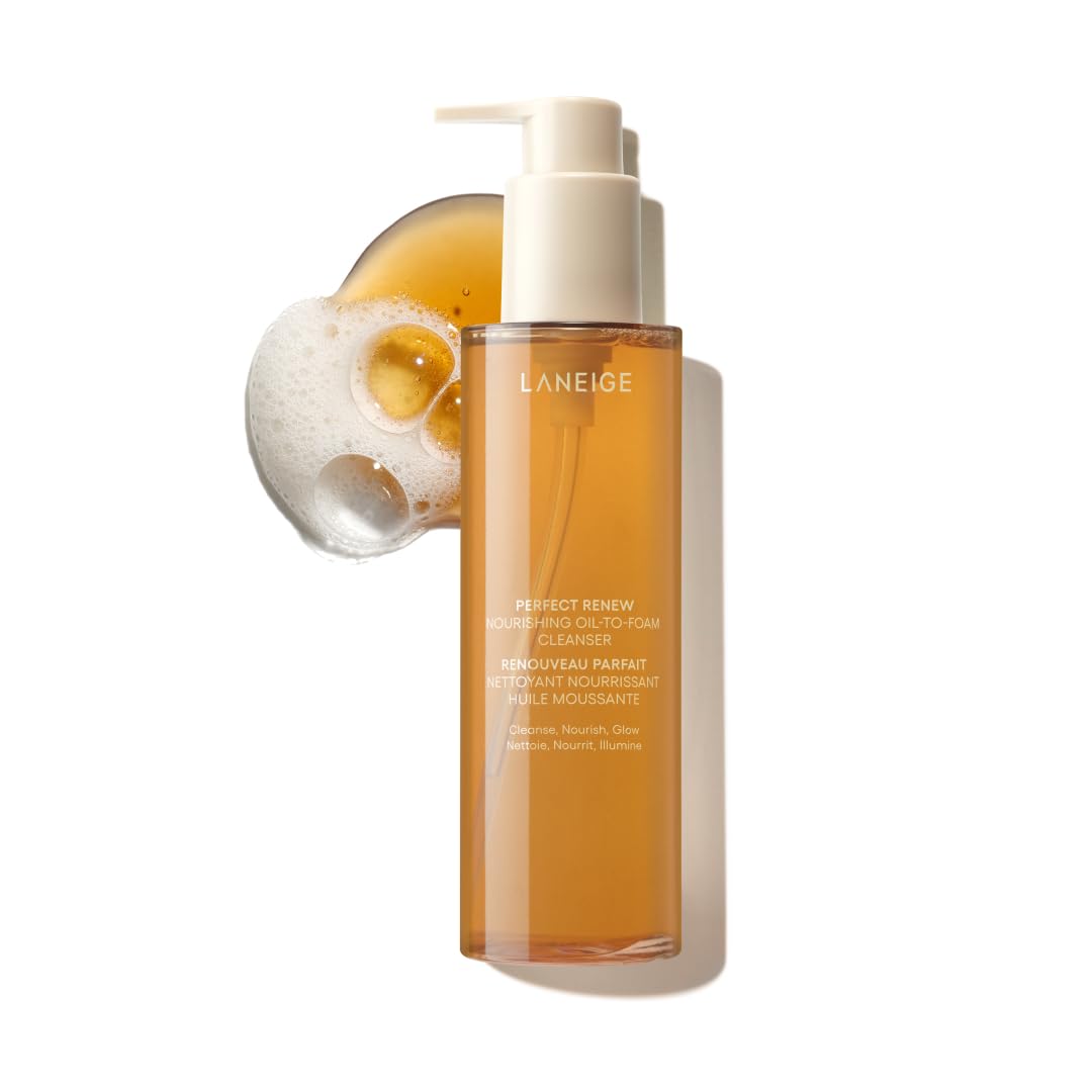 Limpiador Laneige Perfect Renew, Nutritivo De Aceite A Espuma, Antienvejecimiento - Venta Internacional.