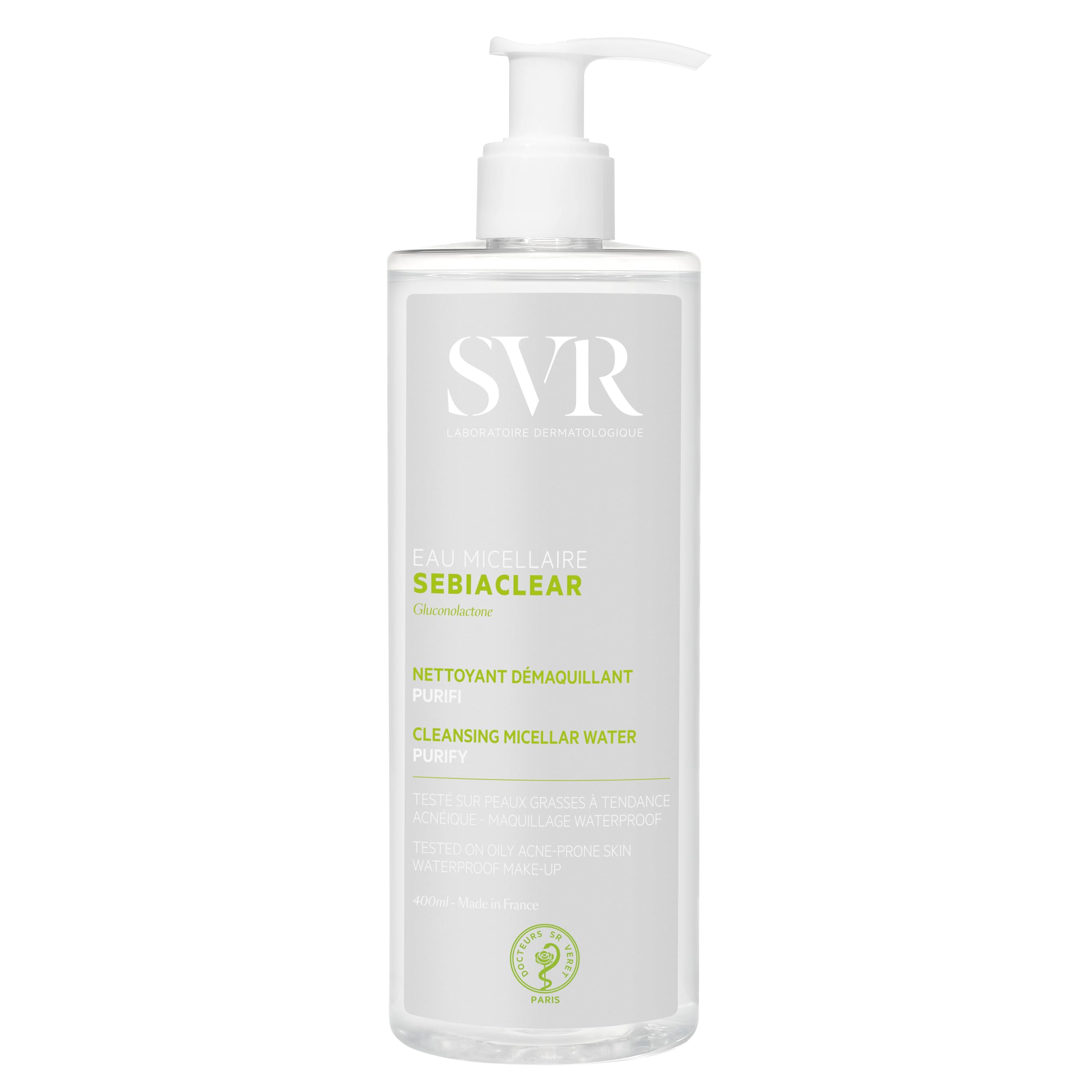 Foto 2 pulgar | Desmaquillante Limpiador Svr Sebiaclear Agua Micelar 400ml - Venta Internacional.