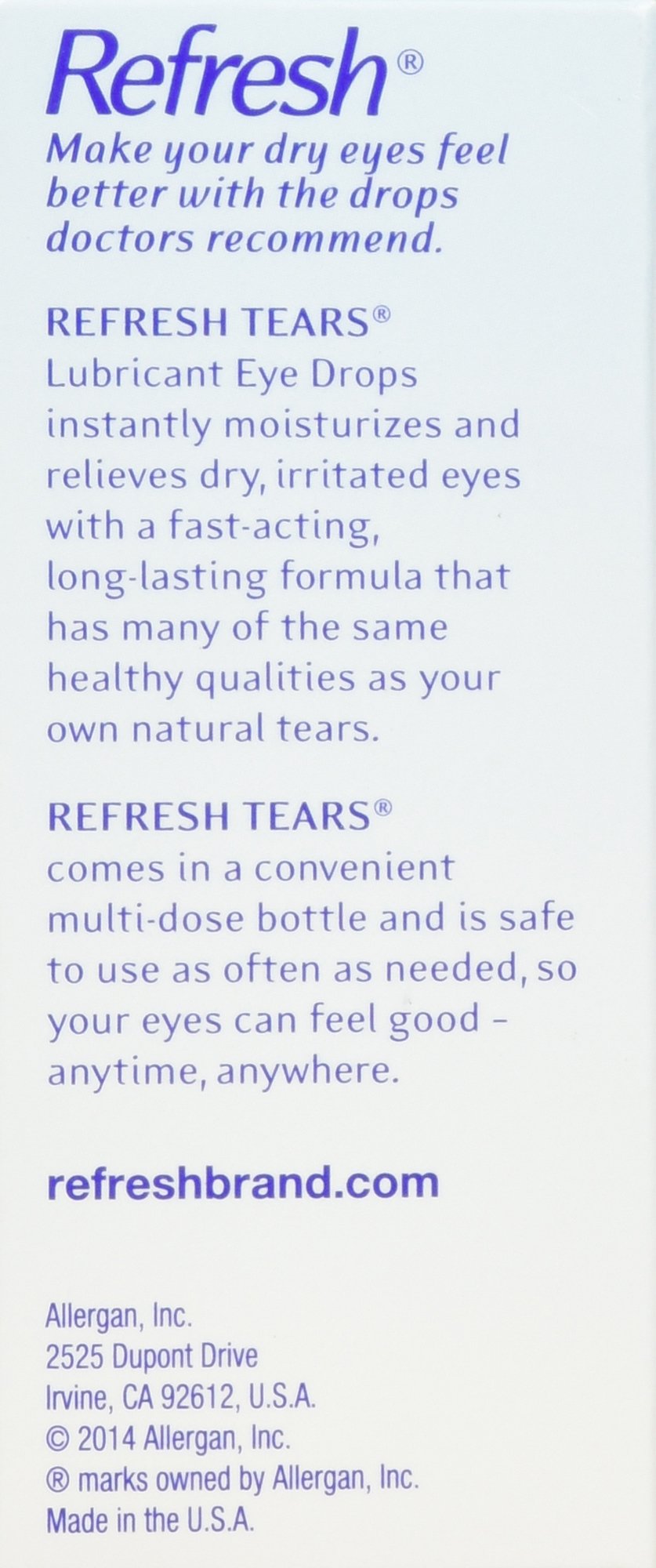 Foto 3 pulgar | Eye Drops Refresh Tears  65 Ml (2.17 Fl.oz)  Paquete Múltiple - Venta Internacional.