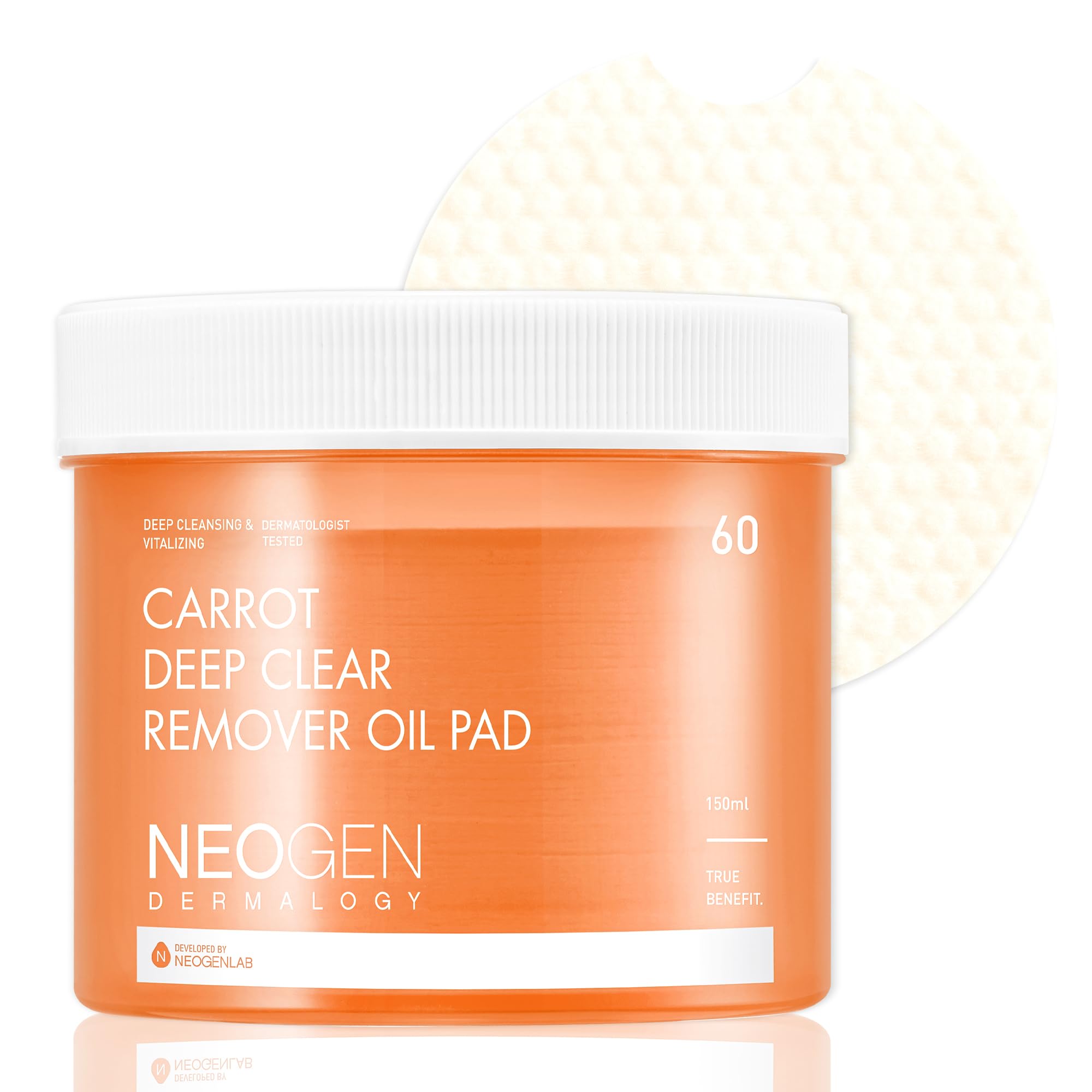 Foto 1 | Almohadillas Desmaquillantes Dermalogy De Neogenlab Carrot (60 Almohadillas) - Venta Internacional.