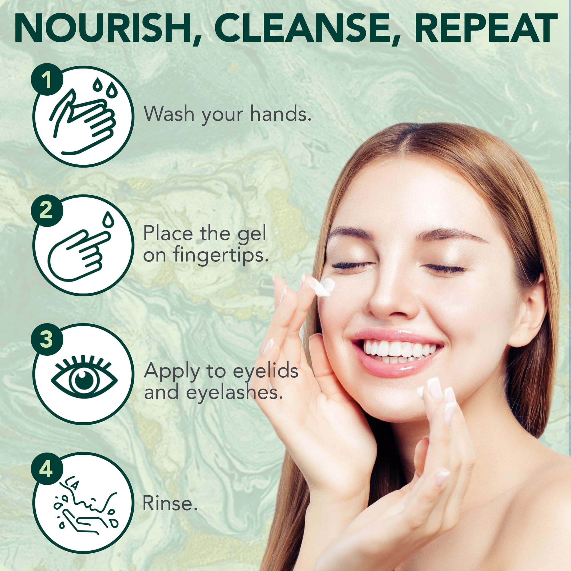 Foto 6 pulgar | Gel Limpiador Para Párpados Noveha Demodex Extra Strength 50 Ml - Venta Internacional.