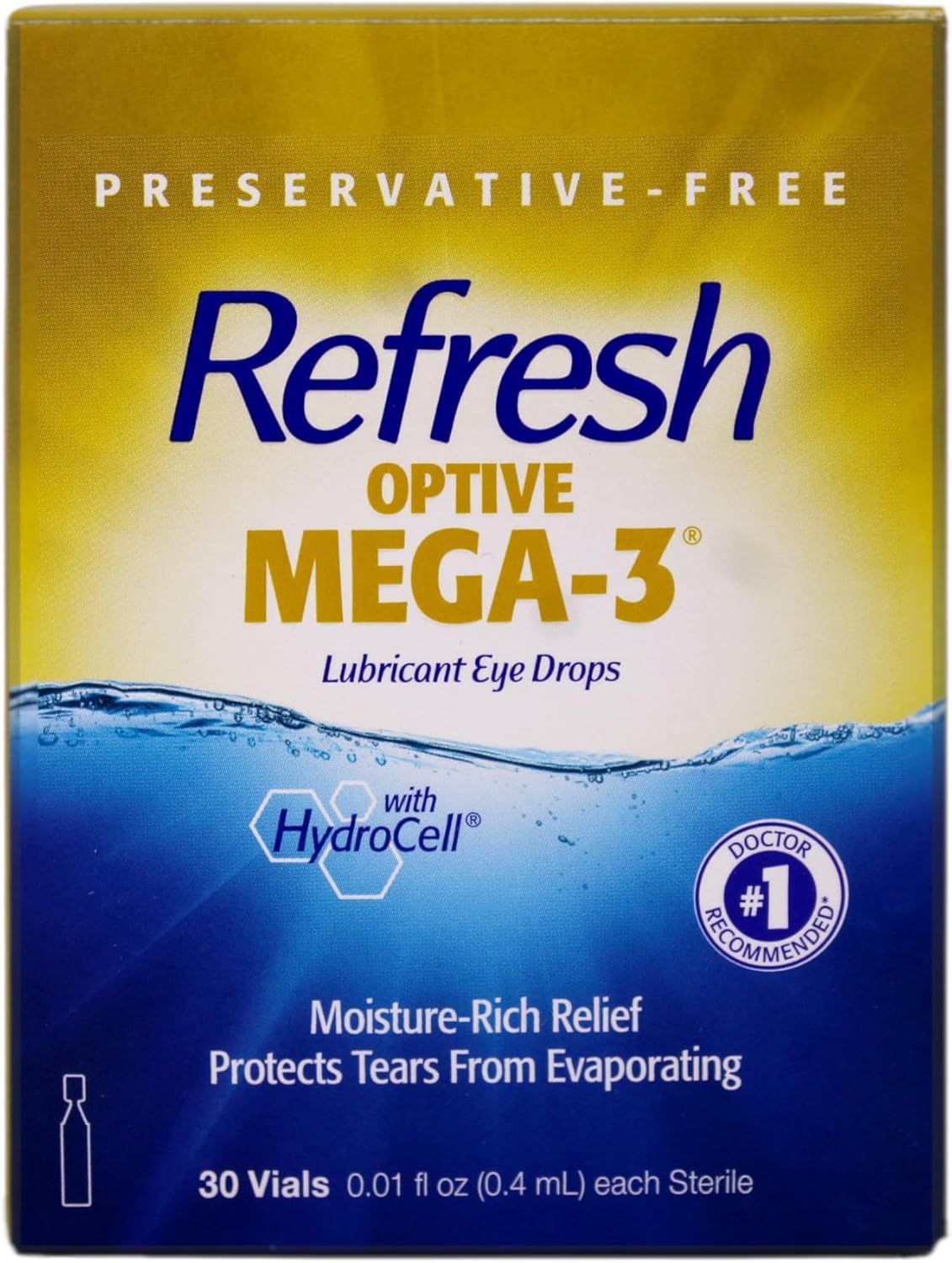 Foto 1 | Lubricante Eye Drops Refresh Optive Mega-3  30 Ml (paquete De 3) - Venta Internacional.