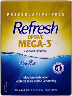 Foto 1 | Lubricante Eye Drops Refresh Optive Mega-3 30 Ml (paquete De 3) - Venta Internacional.