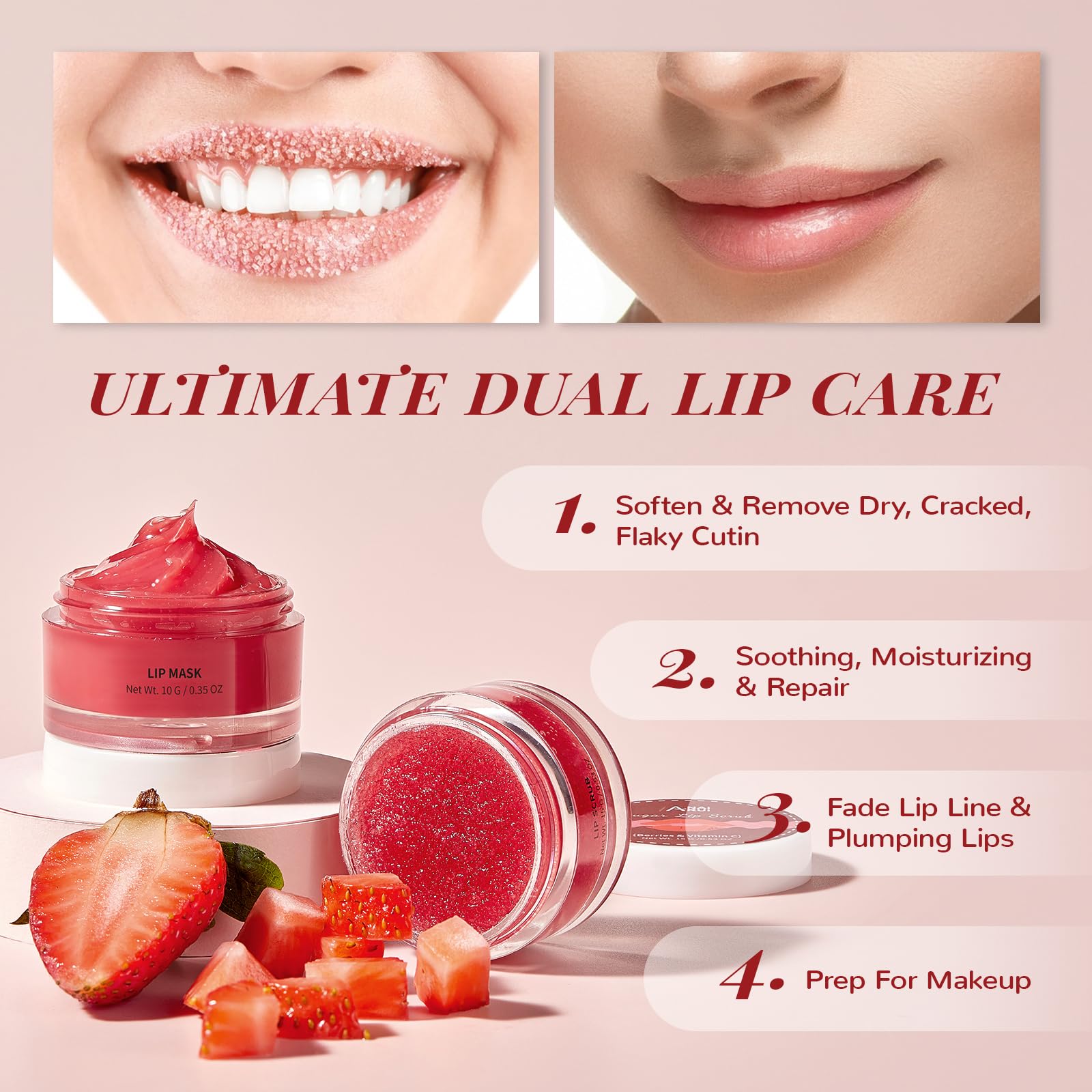 Foto 7 pulgar | Set De Exfoliante Y Mascarilla Labial Anai Rui Lip Exfoliator & Hidratante - Venta Internacional.