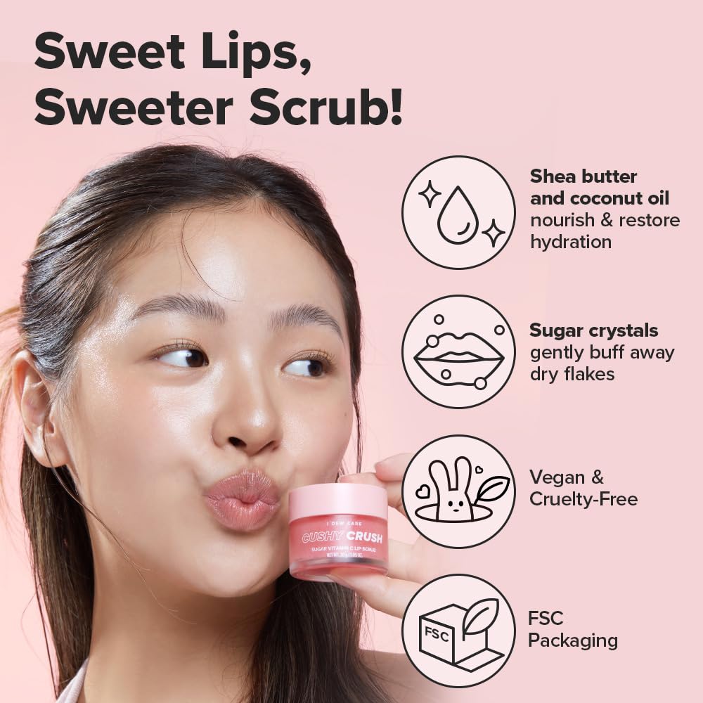 Foto 3 pulgar | Exfoliante Labial I Dew Care Cushy Crush Sugar Con Vitamina C  30 Ml  Vegano - Venta Internacional.