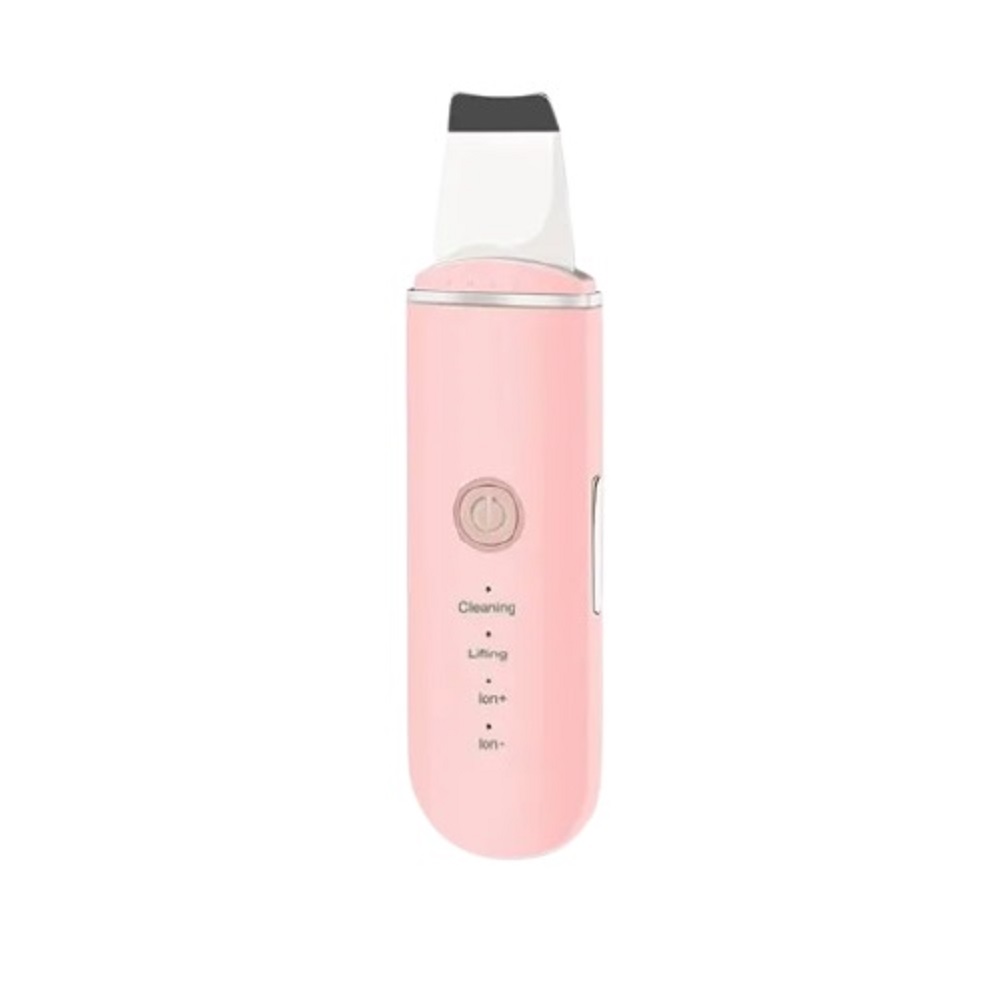 Limpiador Facial Malubero color Rosa Ultrasónico Portátil Skin Scrubber