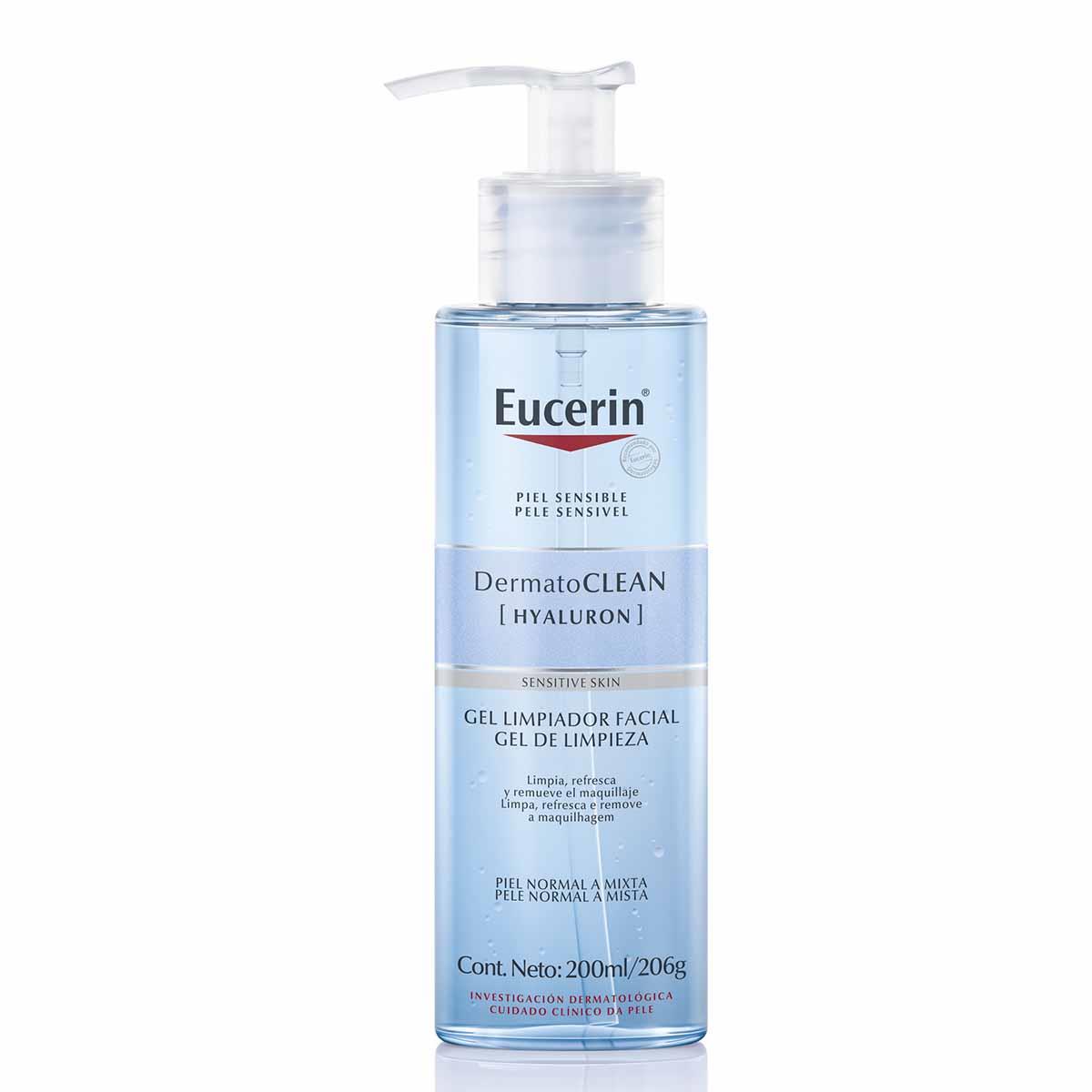 Foto 2 pulgar | Gel Limpiador Facial Dermatoclean Eucerin 200ml