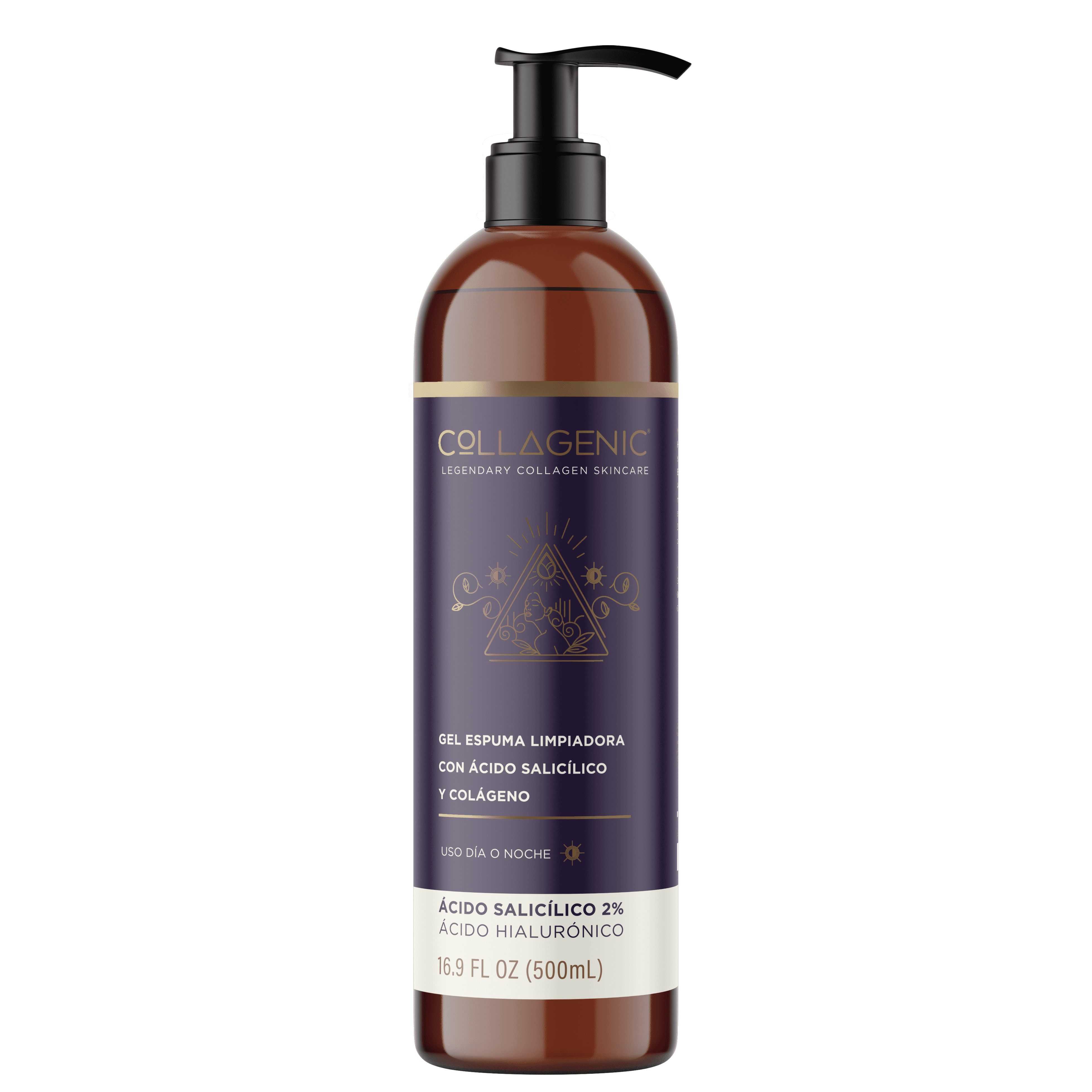 Gel Espuma Limpiadora con Ácido Salicílico y Colágeno Collagenic 500 ml