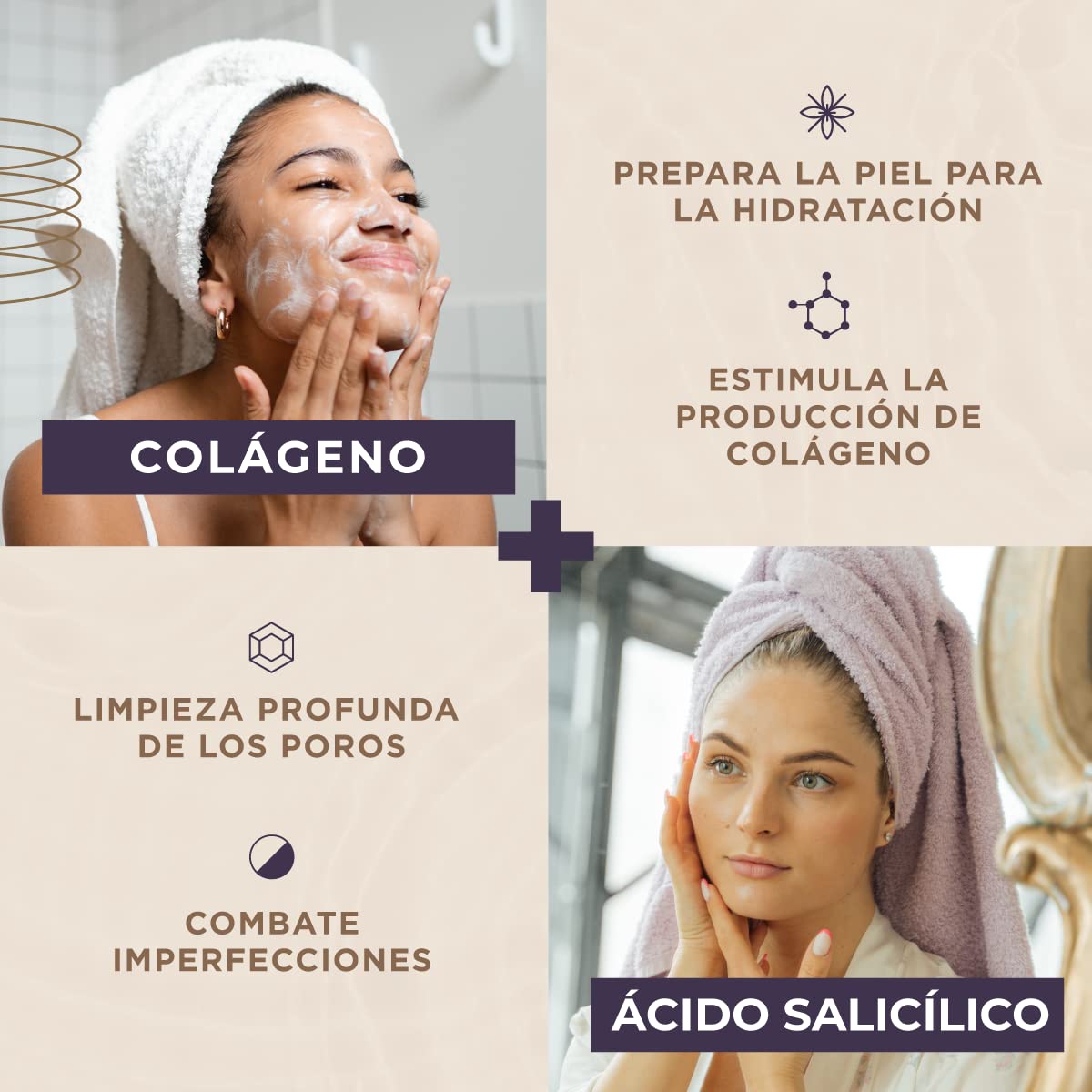 Foto 4 pulgar | Gel Espuma Limpiadora con Ácido Salicílico y Colágeno Collagenic 500 ml