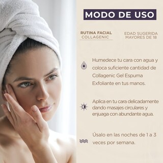Foto 4 | Gel Espuma Limpiadora con Ácido Salicílico y Colágeno Collagenic 500 ml