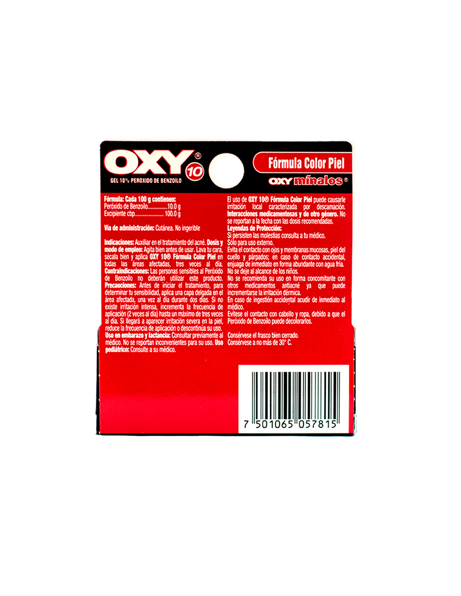 Foto 2 | Oxy Tratamiento de Barros y Espinillas 10 Piel 30ml