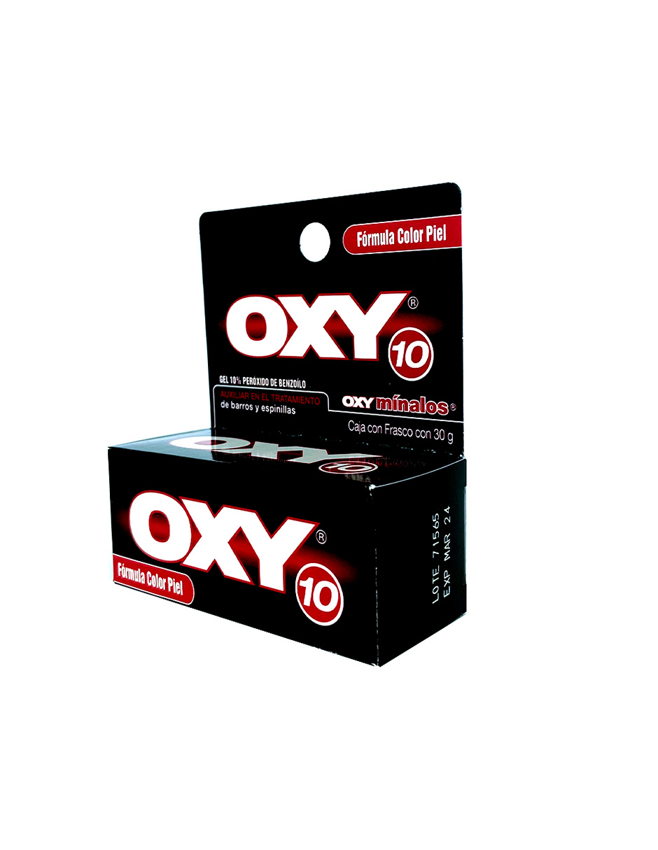 Foto 4 pulgar | Oxy Tratamiento de Barros y Espinillas 10 Piel 30ml