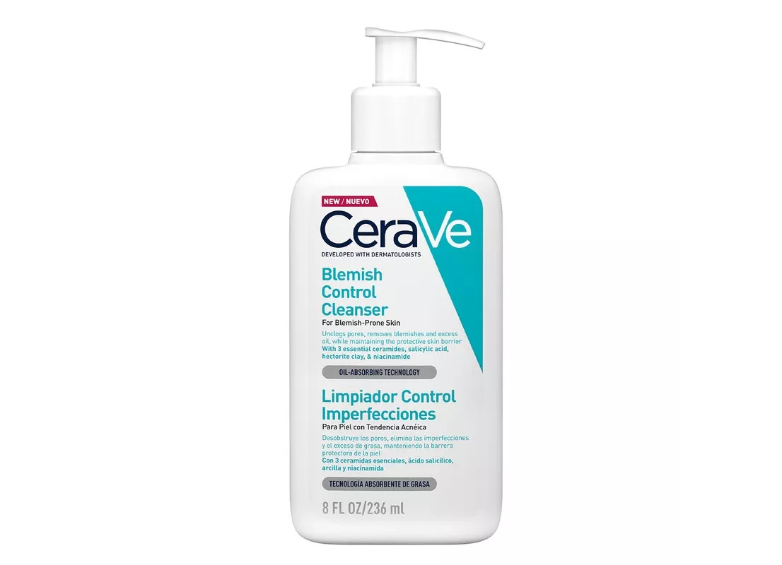 Foto 2 pulgar | Cerave Limpiador Control Imperfecciones Piel Grasa 236ml