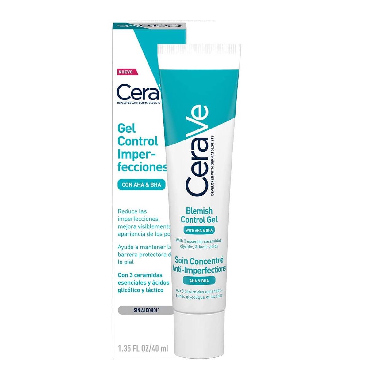 Foto 3 pulgar | Cerave Gel Facial Tratamiento Anti-imperfecciones Para Piel Grasa O Acné 40ml