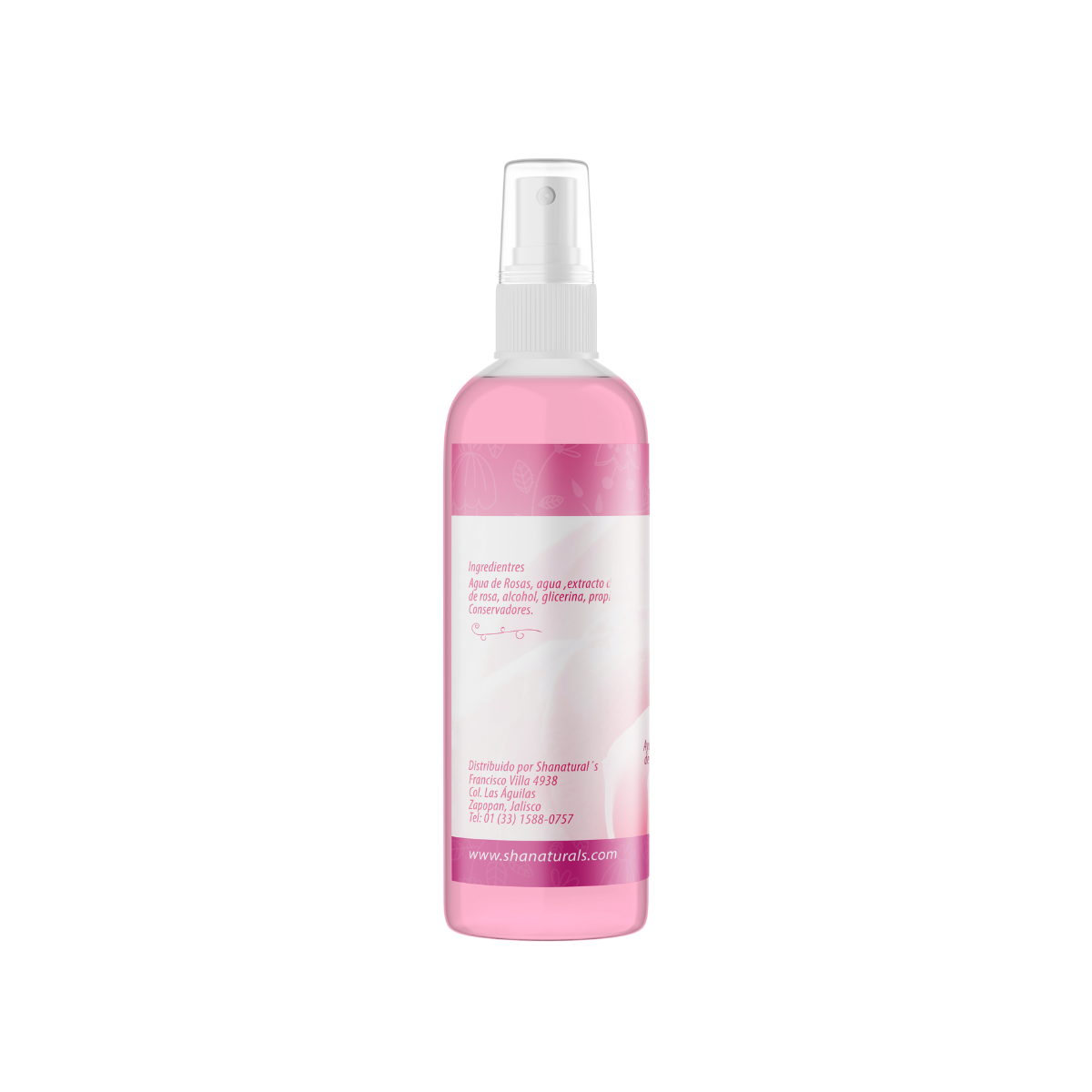 Foto 2 | Limpiador Facial Shanaturals Agua de Rosas Color Rosa