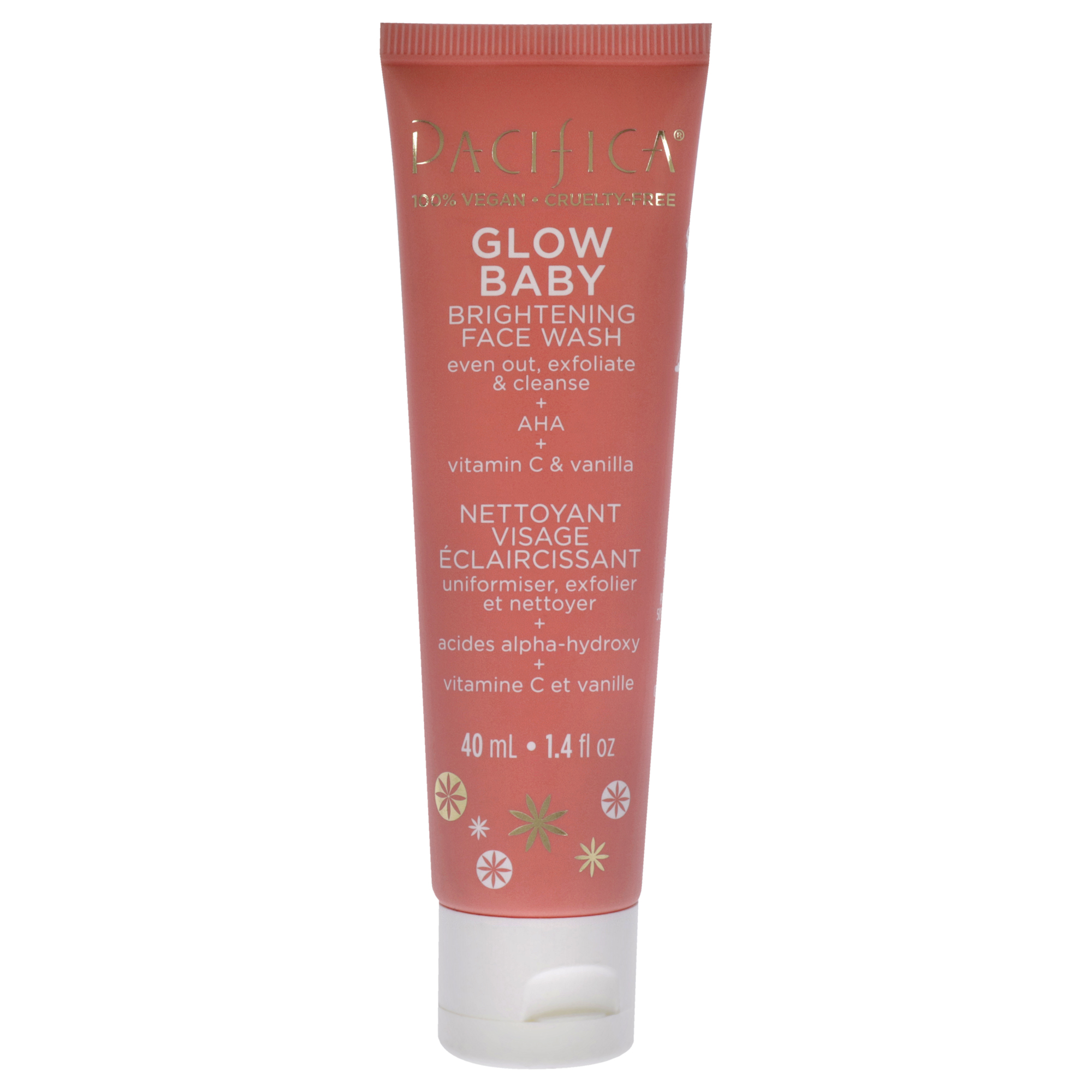 Foto 2 pulgar | Glow Baby Brightening Face Wash Pacifica White Colour