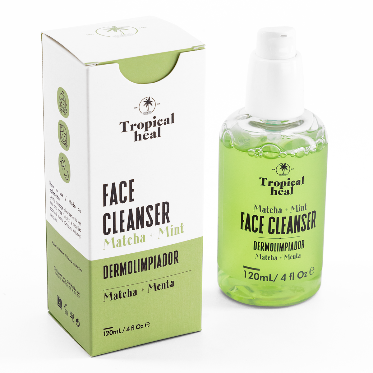 Foto 2 pulgar | Dermolimpiador Facial con Extracto Natural de Matcha y Menta Tropical Heal