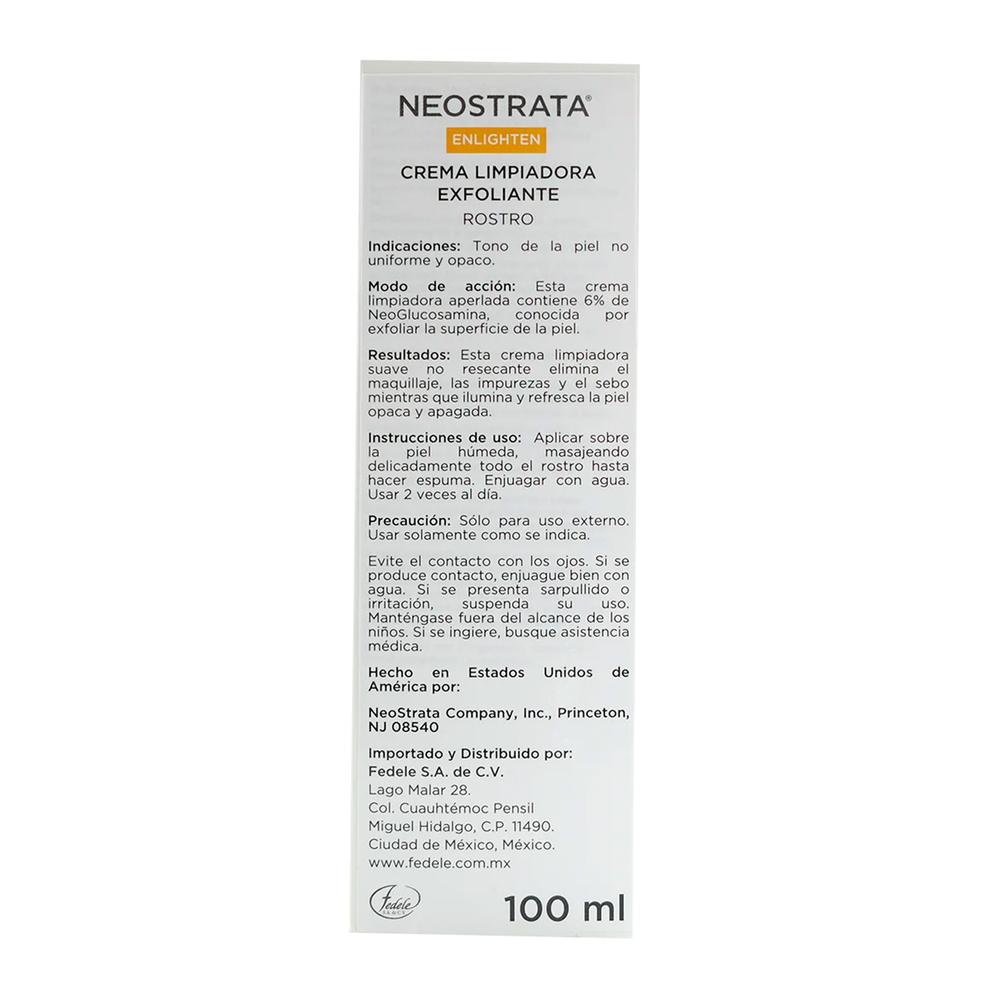 Foto 4 pulgar | Crema Limpiadora Neostrata Enlighten 100 Ml