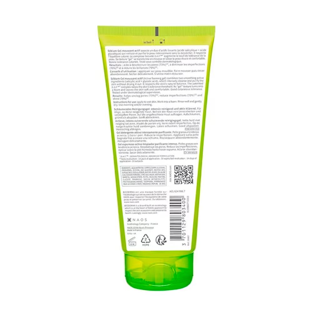Foto 3 pulgar | Gel Limpiador Bioderma Sébium 200 Ml