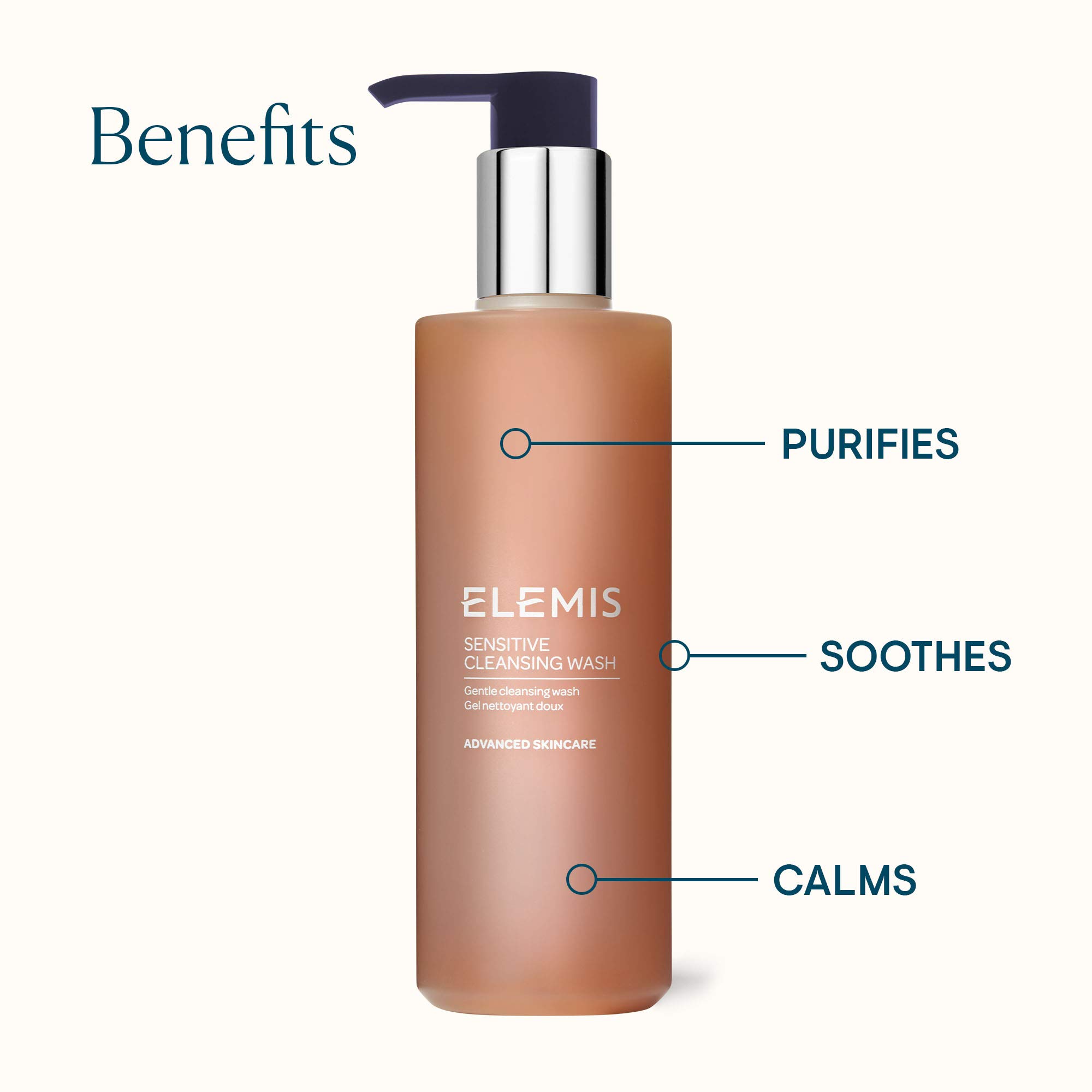 Foto 4 pulgar | Jabón Limpiador Elemis Sensitive 200 ml para Piel Sensible y Seca - Venta Internacional