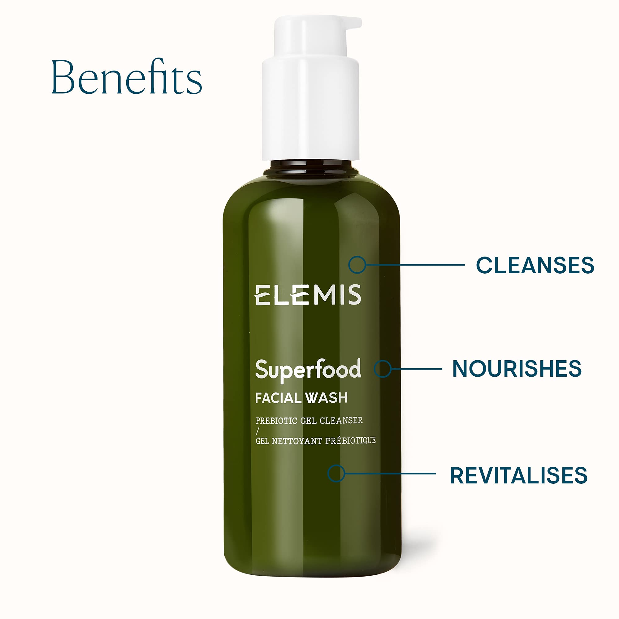 Foto 4 pulgar | Jabón Facial Elemis Superfood Revitalizante Prebiótico Diario 200 ml - Venta Internacional