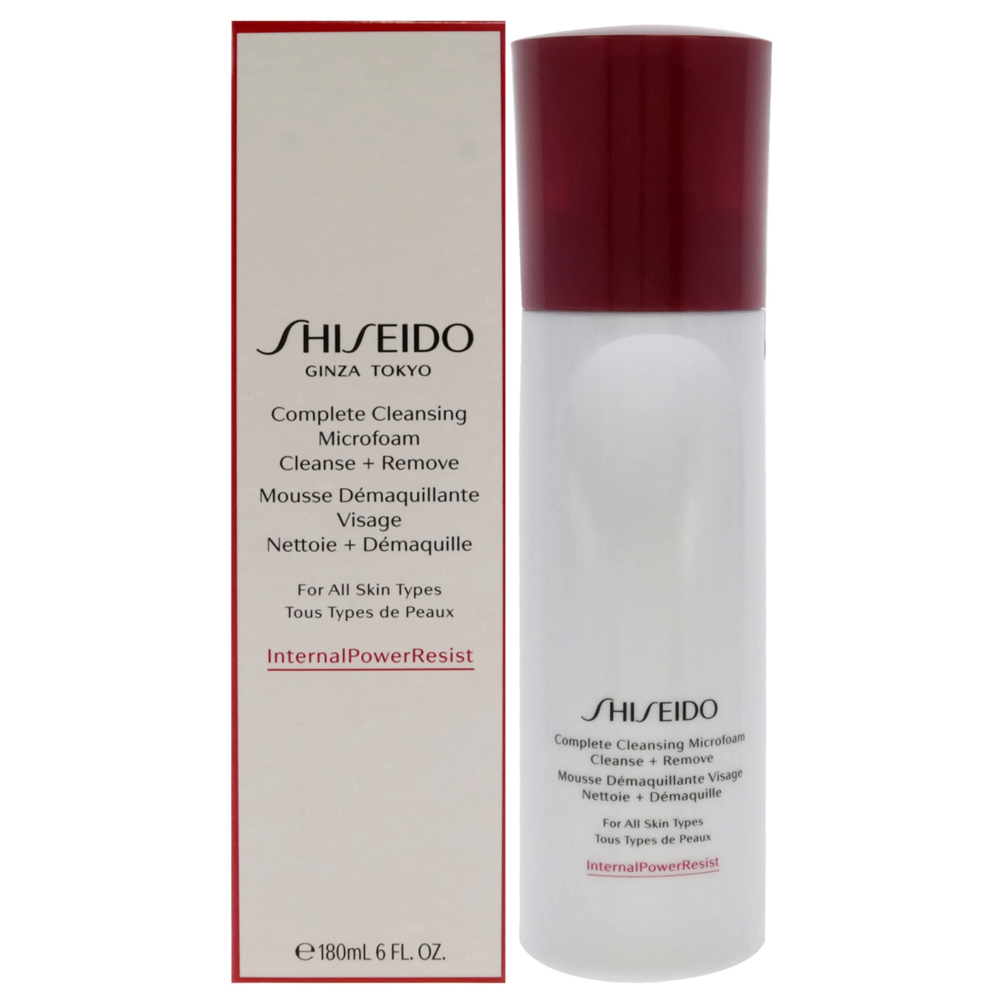 Microespuma Limpiadora Shiseido Complete 180 Ml - Venta Internacional