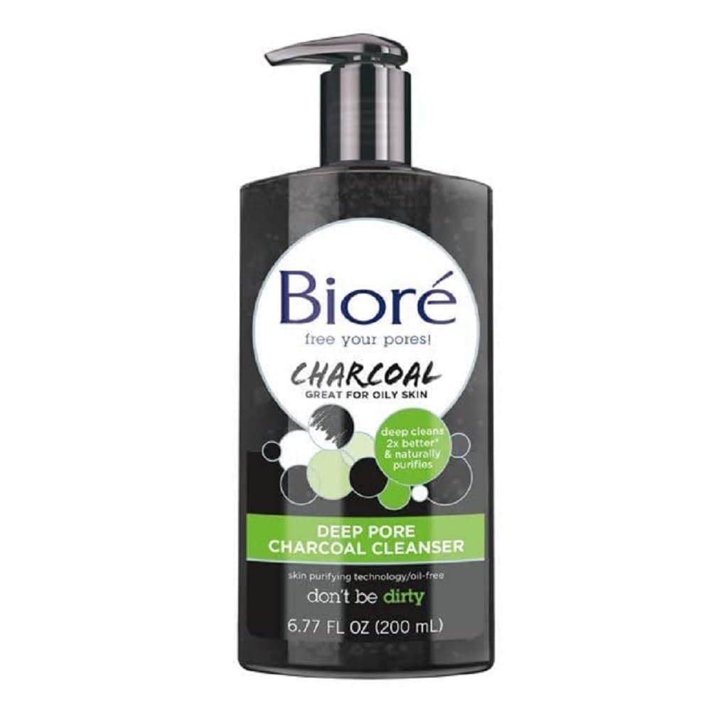 Foto 3 pulgar | Limpiador Facial Bioré Deep Pore Charcoal para Piel Grasa 200 ml 2 Piezas - Venta Internacional