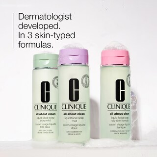 Foto 2 | Limpiador Facial Clinique All About Clean Liquid Mild 200 ml - Venta Internacional