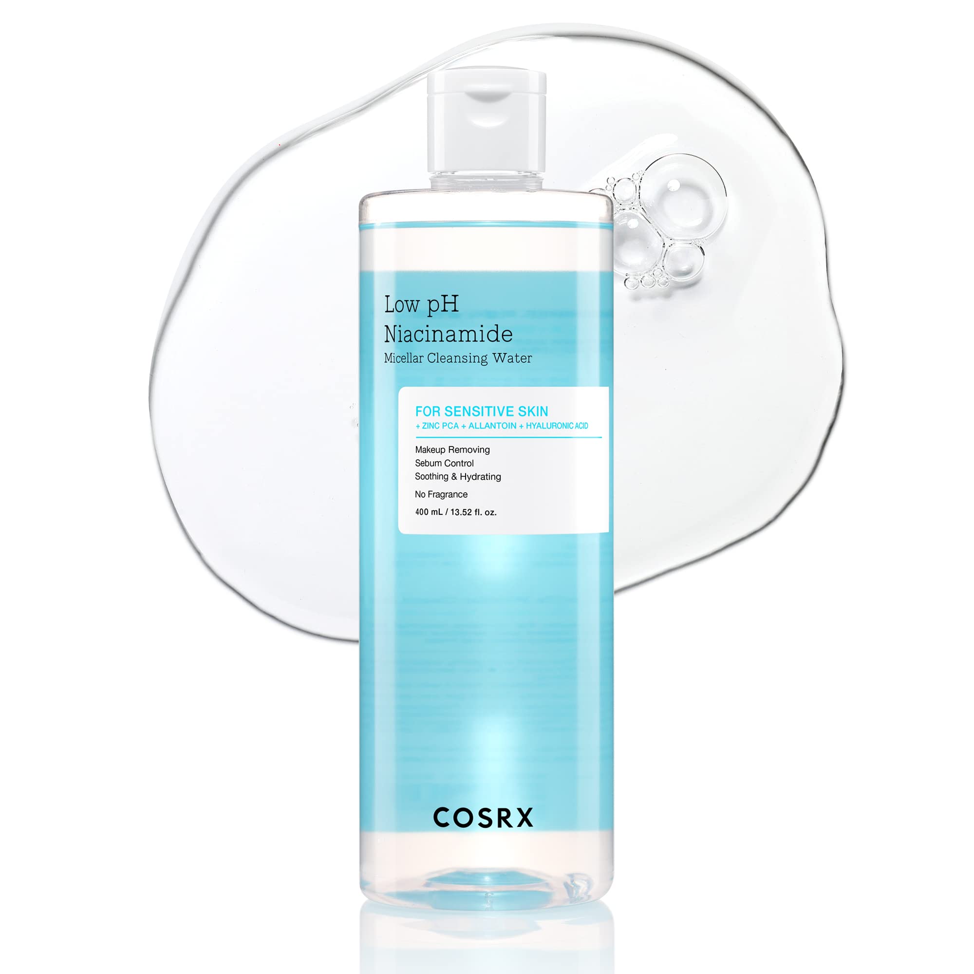 Agua Limpiadora Micelar COSRX Niacinamida de Bajo pH 400 ml - Venta Internacional