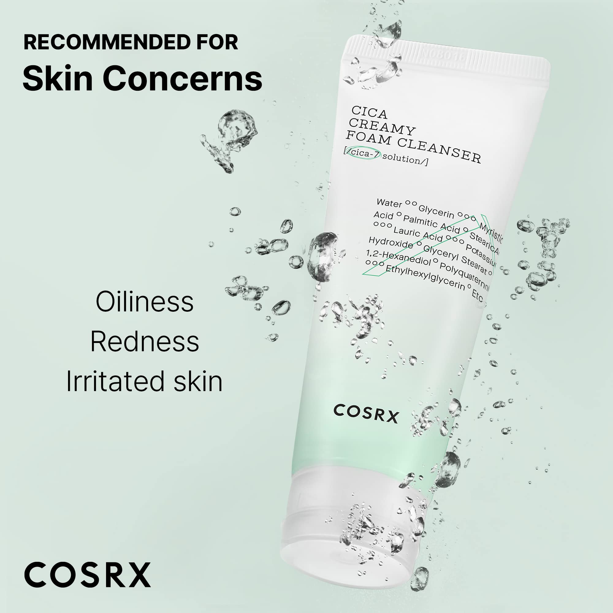 Foto 5 | Limpiador Facial COSRX Pure Fit Cica Espuma Cremosa 150 ml Piel Sensible - Venta Internacional