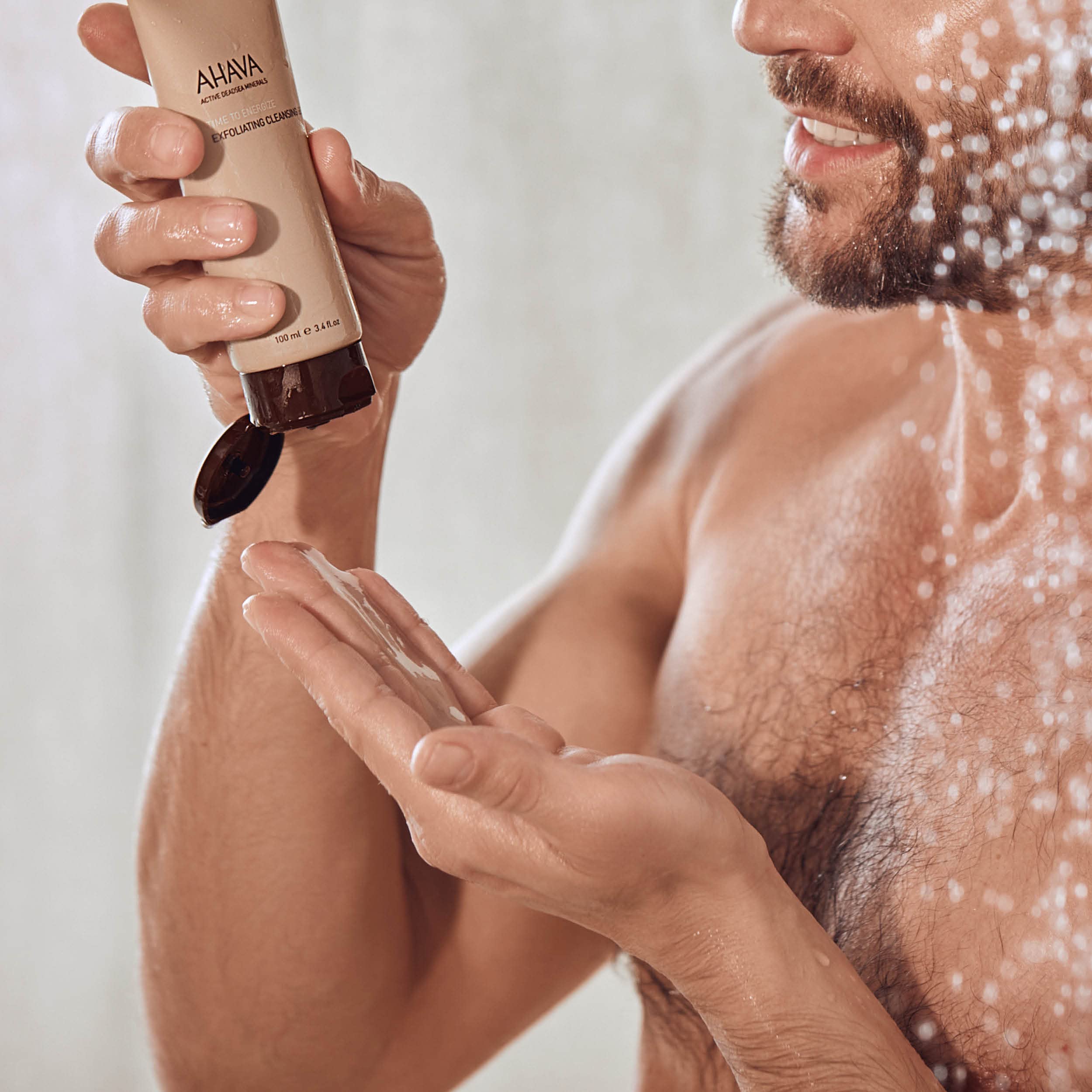 Foto 4 | Gel Limpiador Exfoliante Para Hombre Ahava 100ml - Venta Internacional.