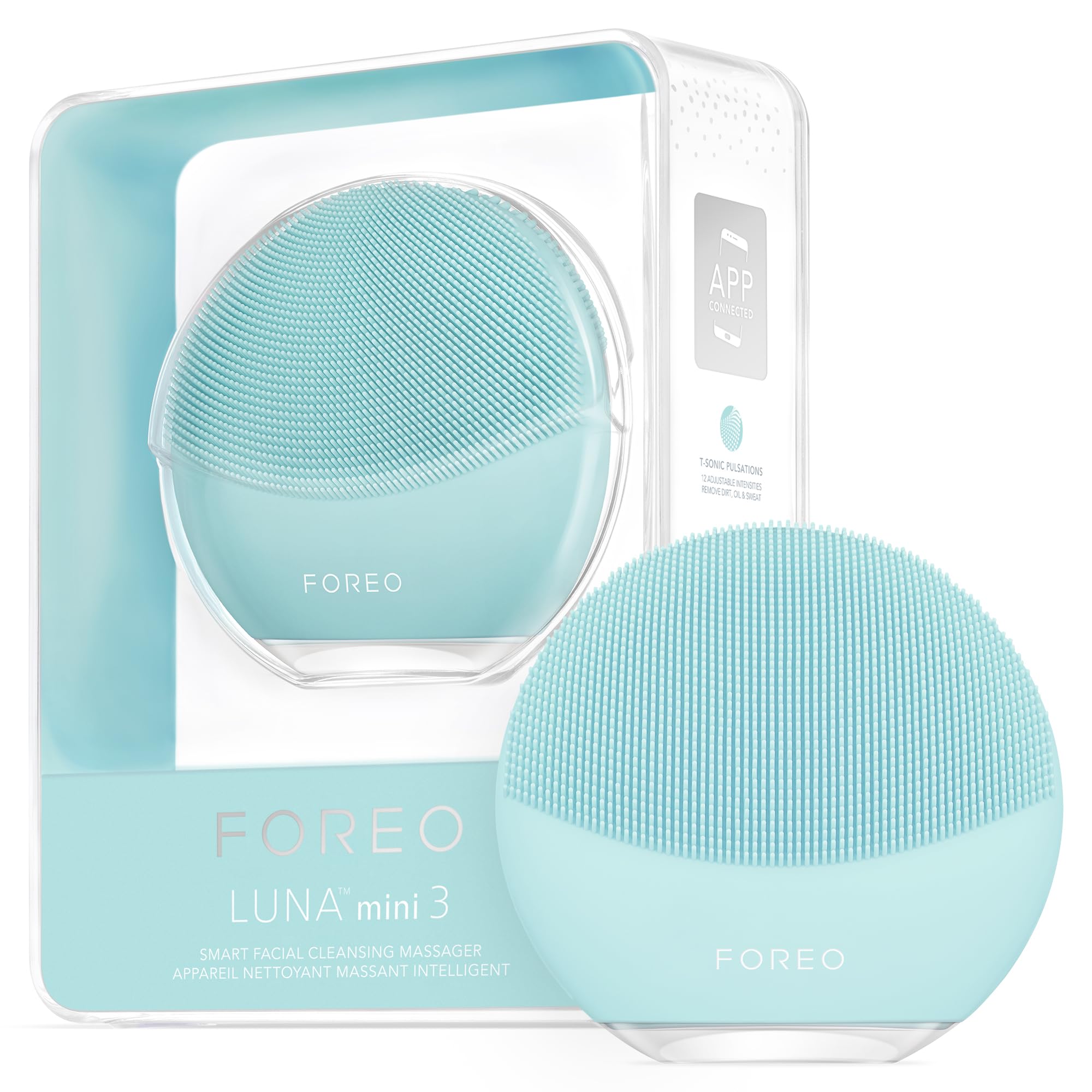 Foto 1 | Cepillo De Limpieza Facial De Silicona Foreo Luna Mini 3 Mint - Venta Internacional.