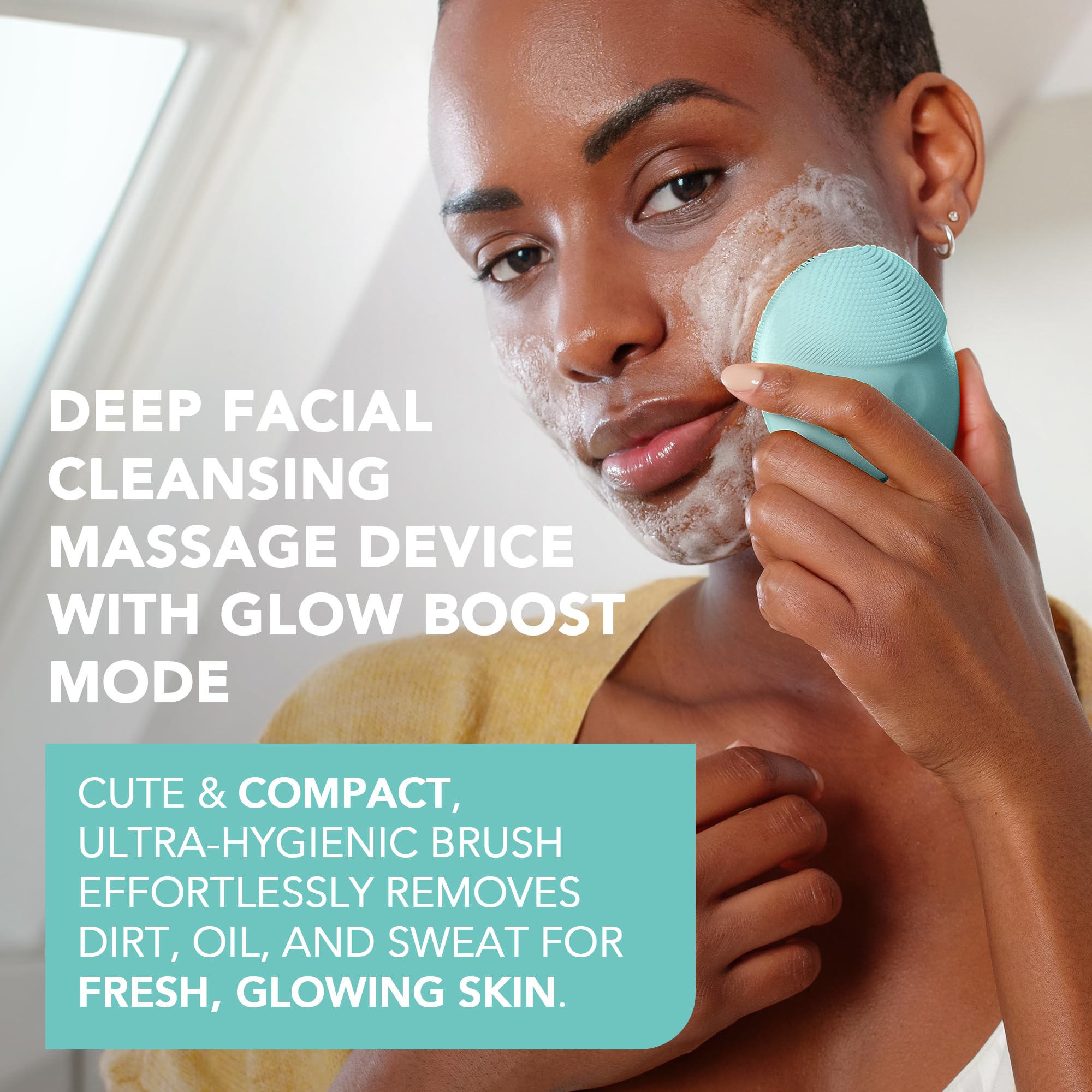 Foto 2 | Cepillo De Limpieza Facial De Silicona Foreo Luna Mini 3 Mint - Venta Internacional.