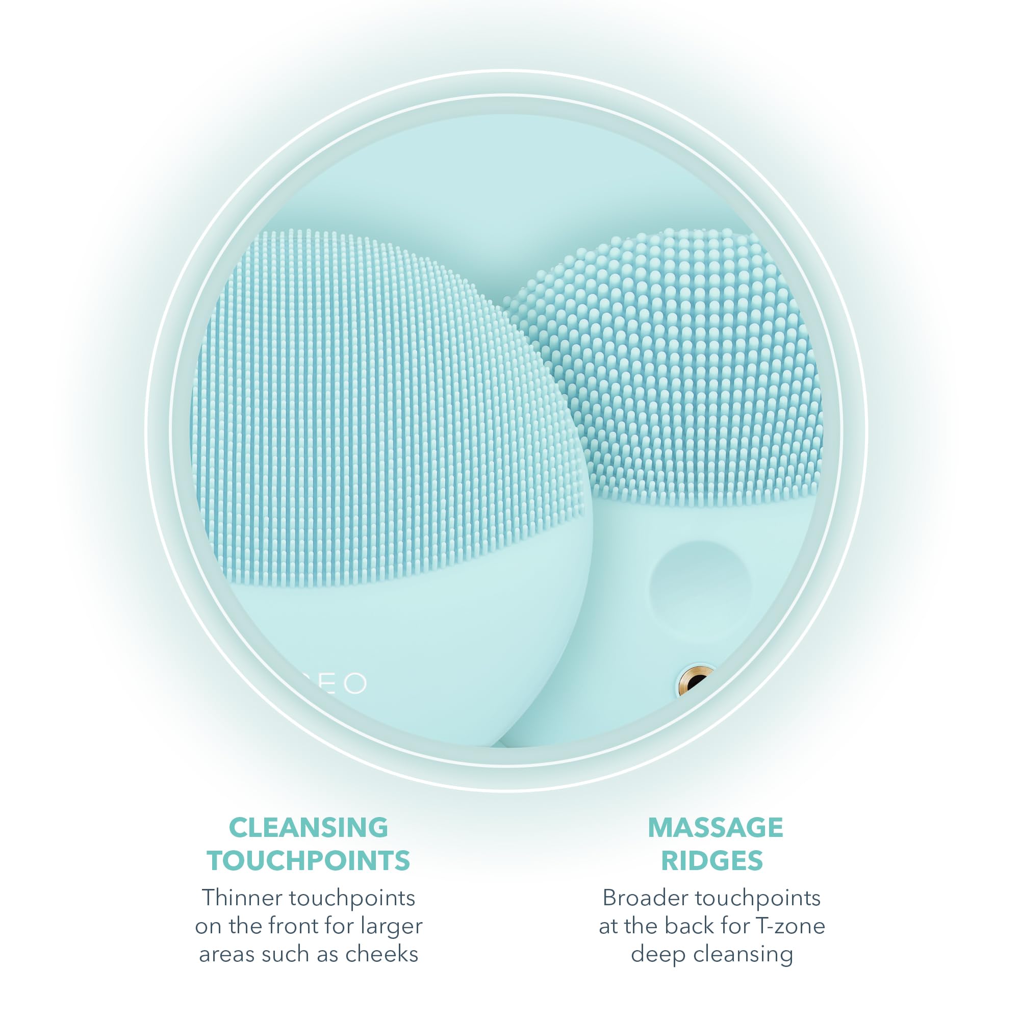 Foto 6 | Cepillo De Limpieza Facial De Silicona Foreo Luna Mini 3 Mint - Venta Internacional.
