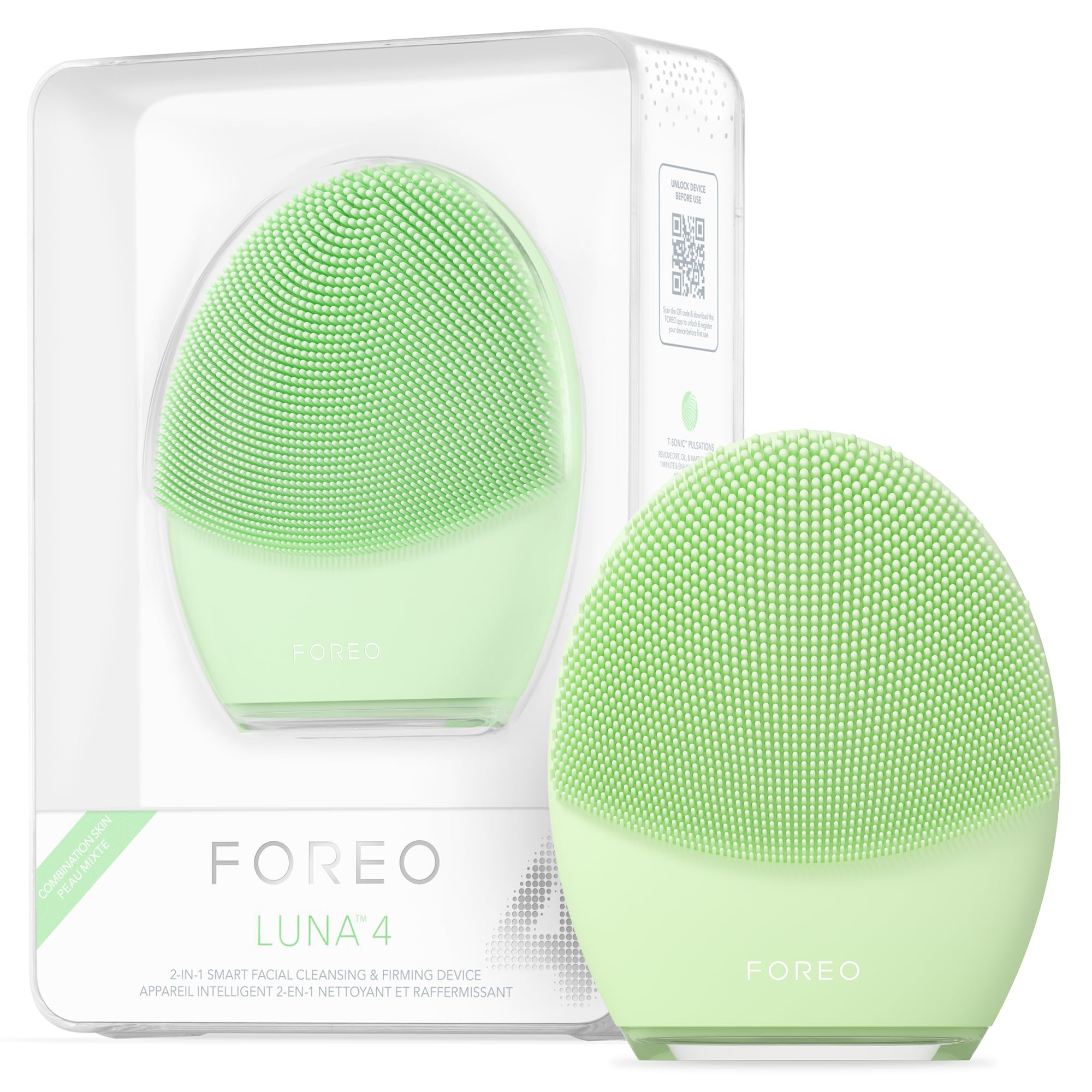 Cepillo Limpiador Facial Foreo Luna 4 Masajeador Reafirmante Antienvejecimiento - Venta Internacional.