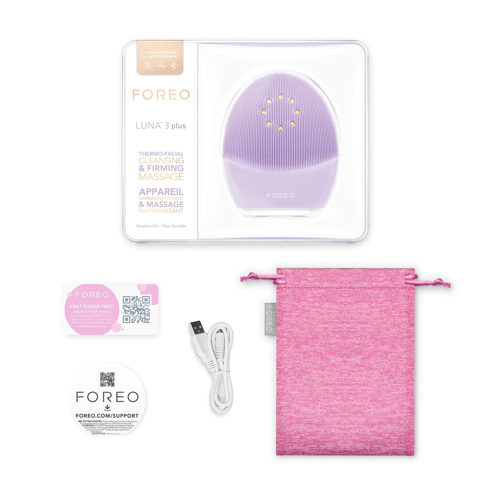 Foto 7 pulgar | Cepillo De Limpieza Facial Foreo Luna 3 Plus Silicone - Venta Internacional.