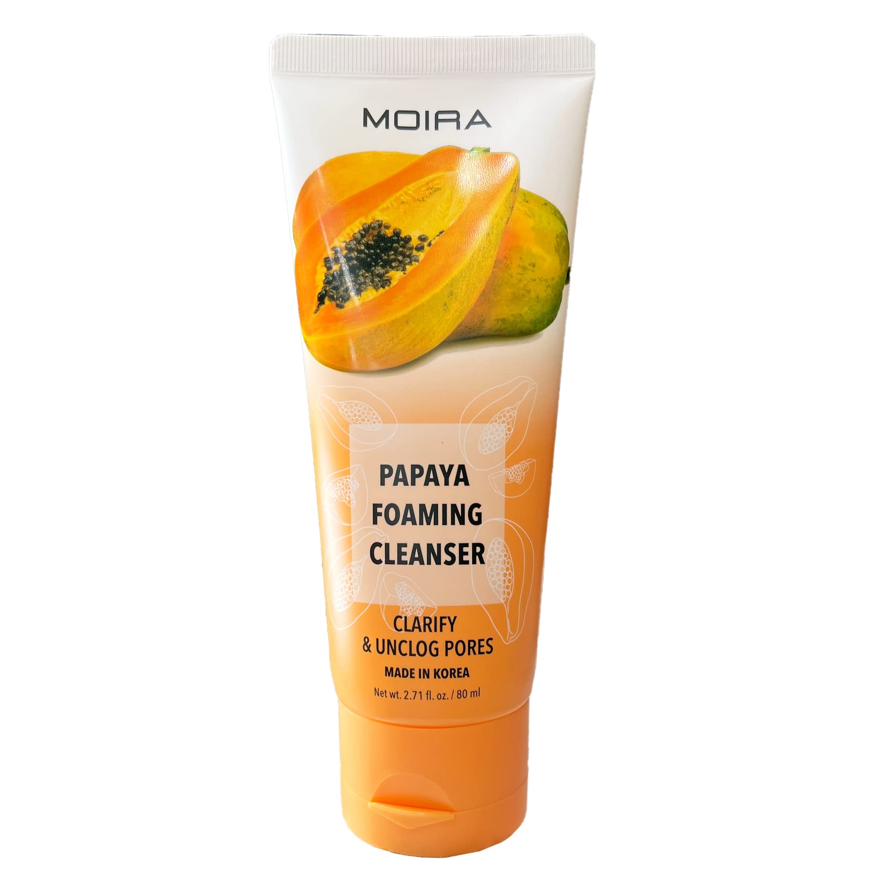 Foto 1 | Limpiador Moira Papaya Foaming 80 Ml Para Todo Tipo De Piel - Venta Internacional.