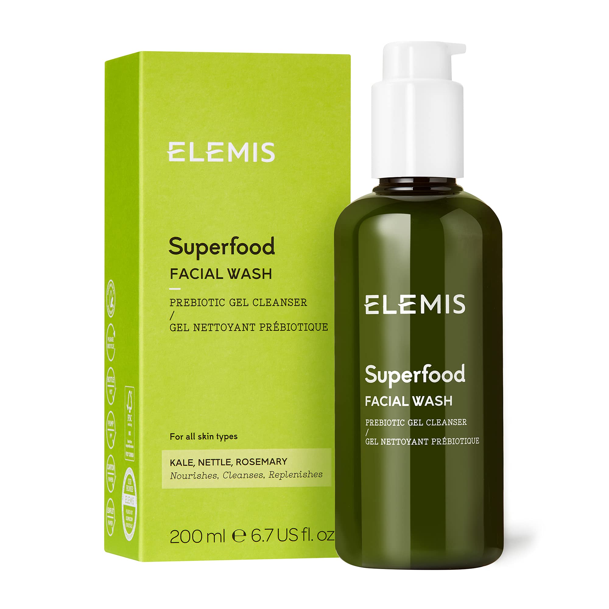 Foto 5 pulgar | Jabón Facial Elemis Superfood, Revitalizante, Prebiótico Diario, 200 Ml - Venta Internacional.