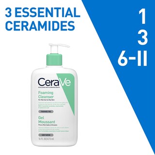 Foto 4 | Limpiador Cerave Foaming, 473 Ml, Con Niacinamida, Para Pieles Normales A Grasas - Venta Internacional.