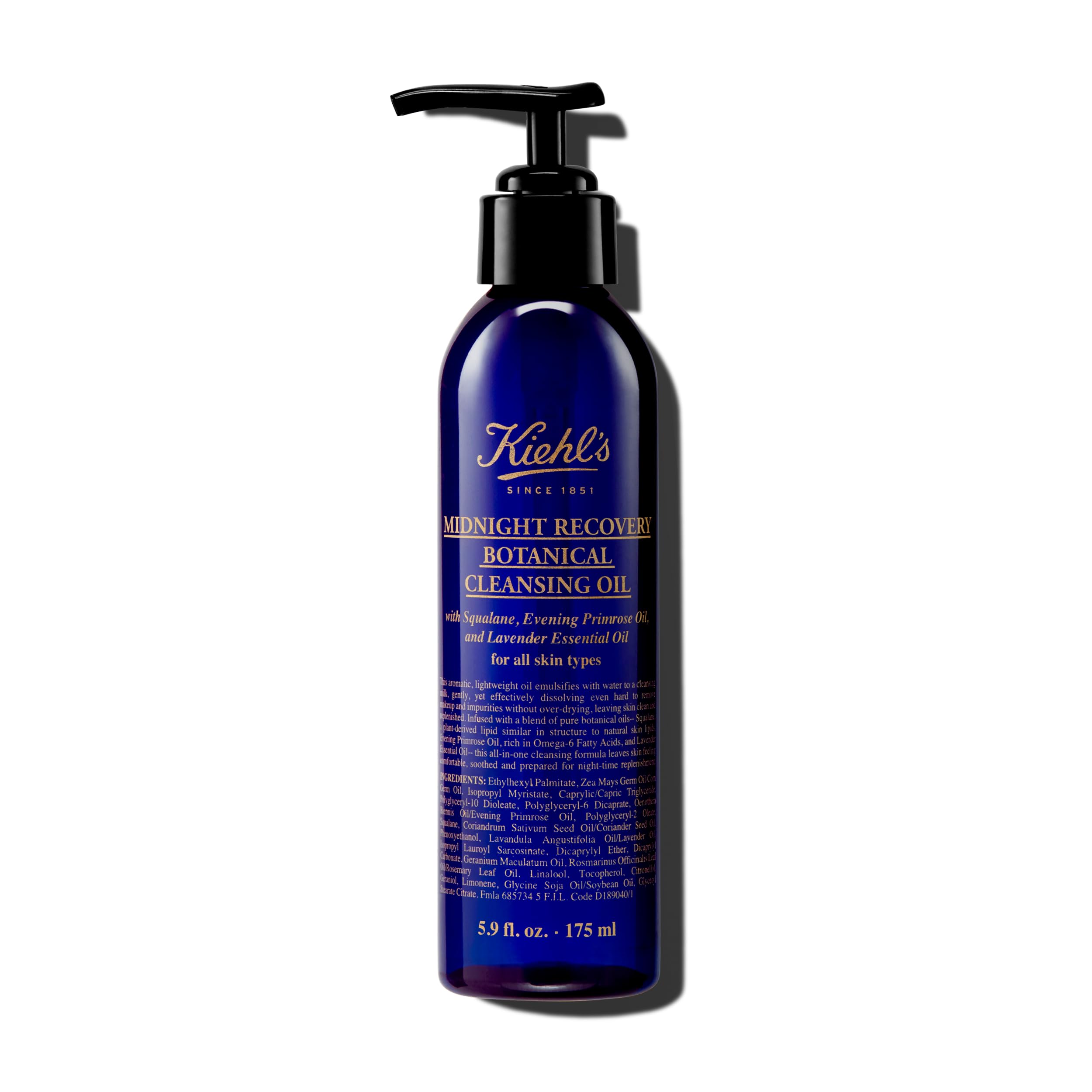 Foto 2 pulgar | Aceite Limpiador Kiehl's Midnight Recovery 175 Ml Con Aceite De Lavanda - Venta Internacional.