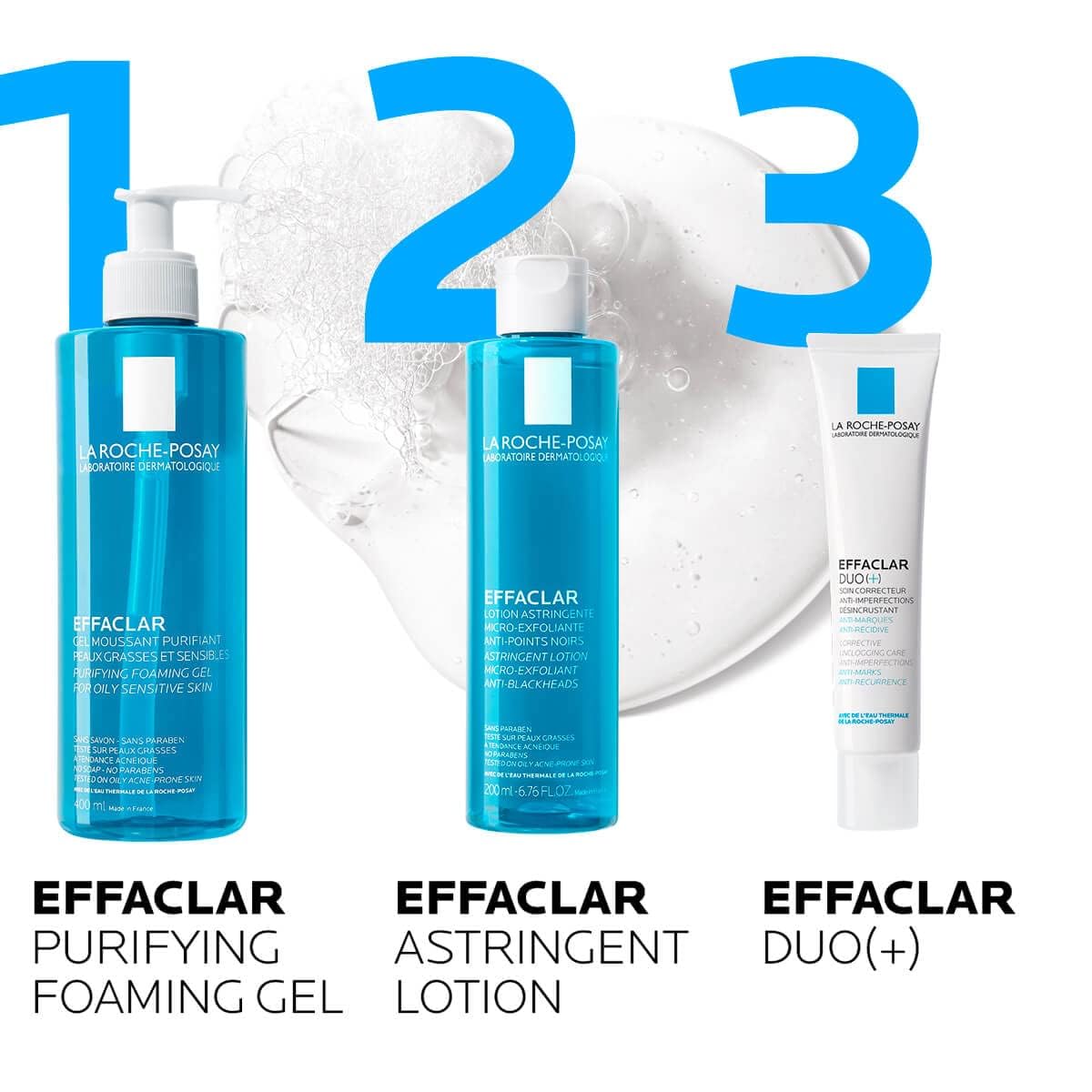 Foto 7 pulgar | Gel Espumoso Purificador Effaclar Cleanser La Roche-posay - Venta Internacional.