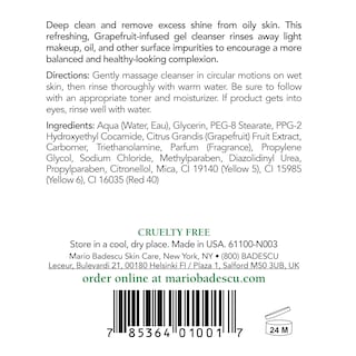 Foto 2 | Gel Limpiador Facial Mario Badescu Botanical 240 Ml Sin Aceite - Venta Internacional.