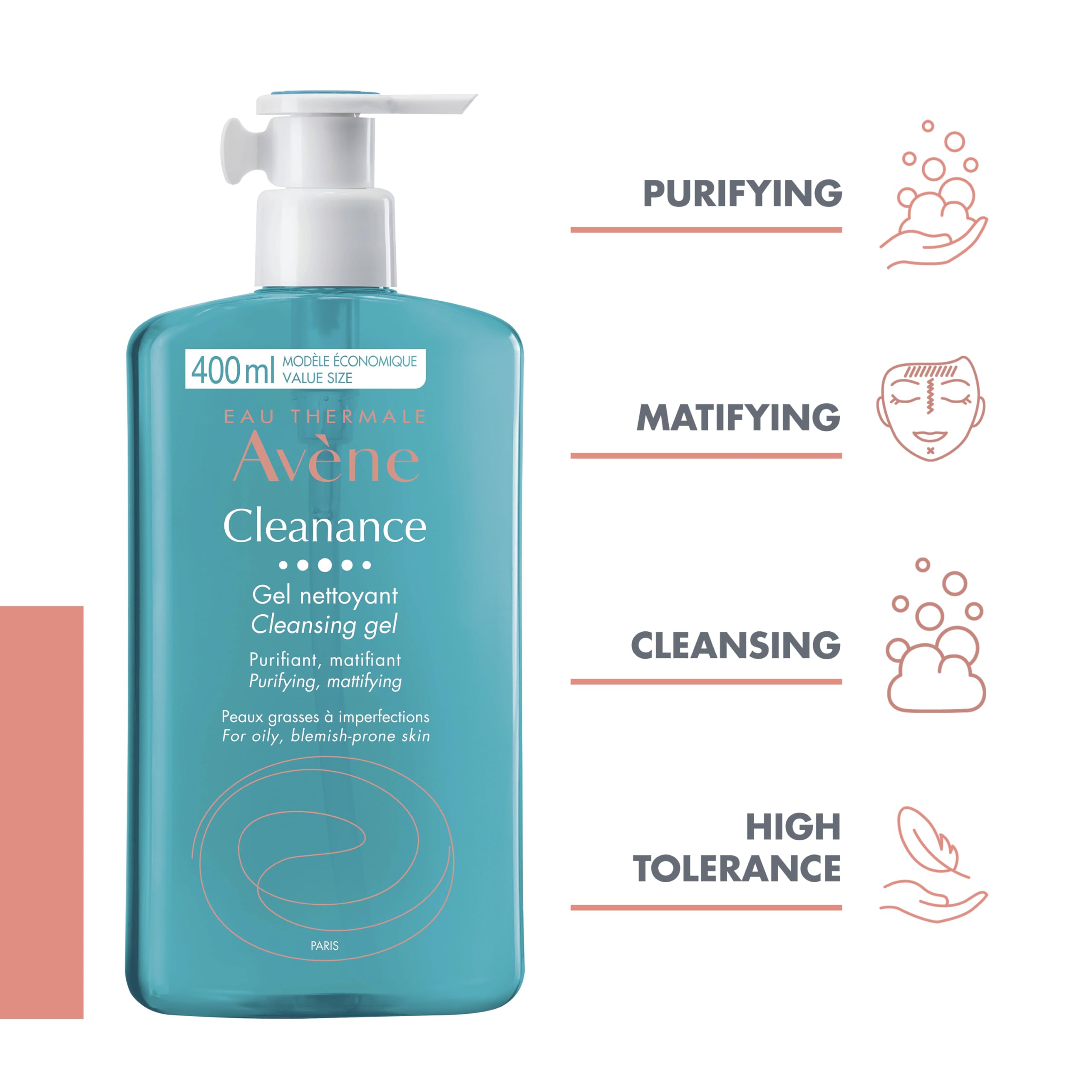 Foto 4 | Gel Limpiador Avene Cleanance Para Rostro Y Cuerpo 400 Ml - Venta Internacional.