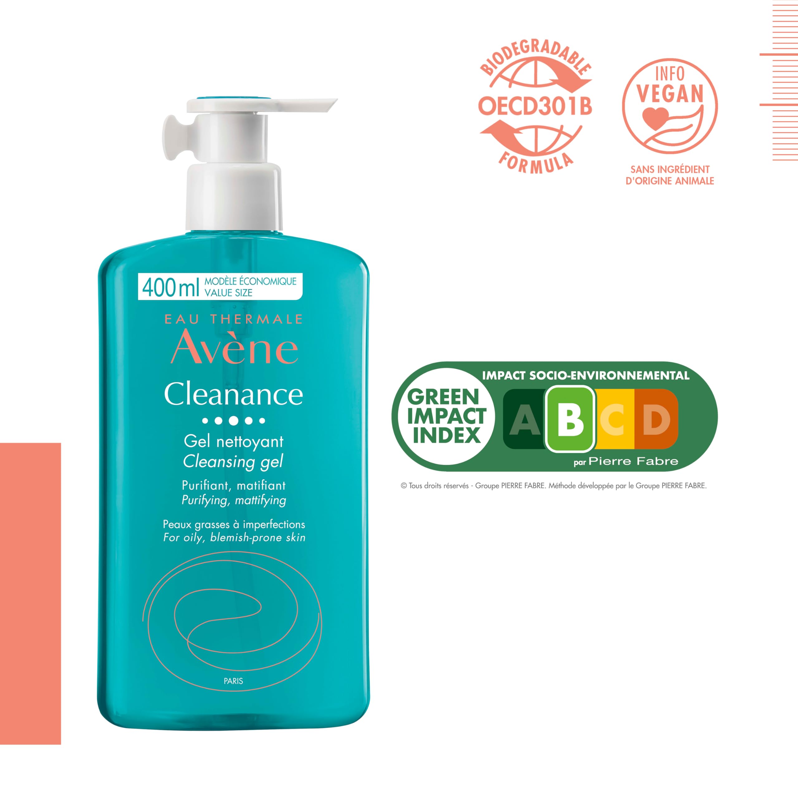 Foto 5 | Gel Limpiador Avene Cleanance Para Rostro Y Cuerpo 400 Ml - Venta Internacional.