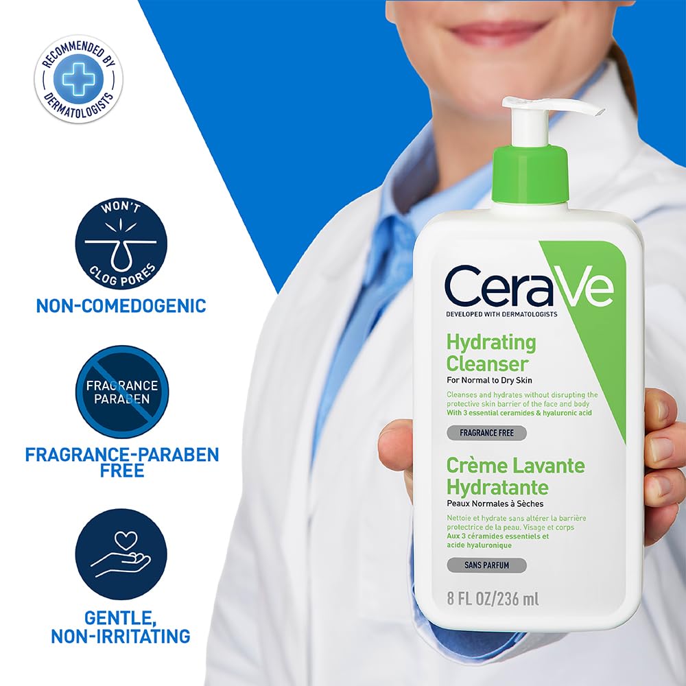 Foto 5 | Limpiador Hidratante Cerave 236 Ml Para Piel Normal A Seca - Venta Internacional.