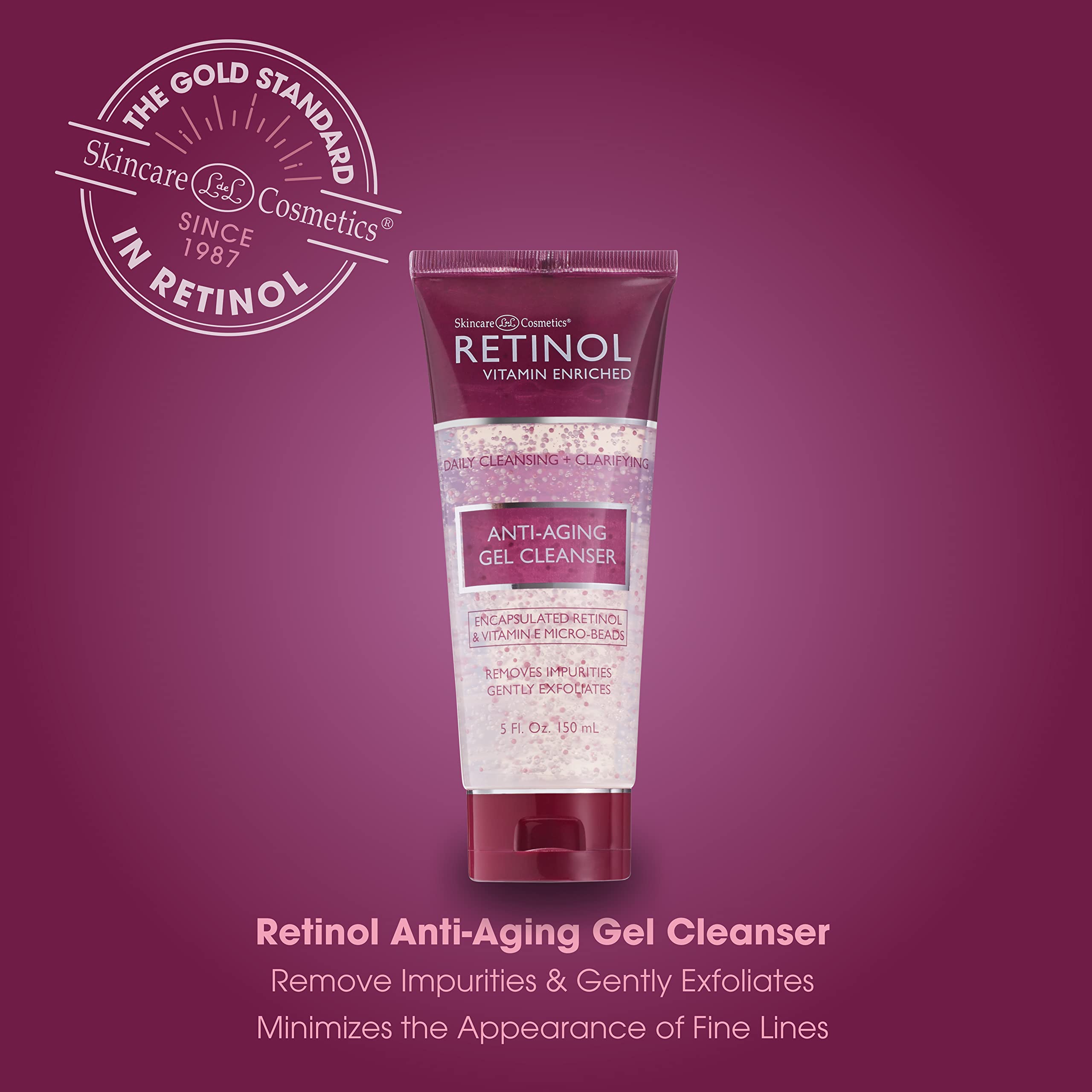 Foto 3 | Gel Limpiador Antienvejecimiento Con Retinol Y Vitaminas A Y E Para La Piel - Venta Internacional.