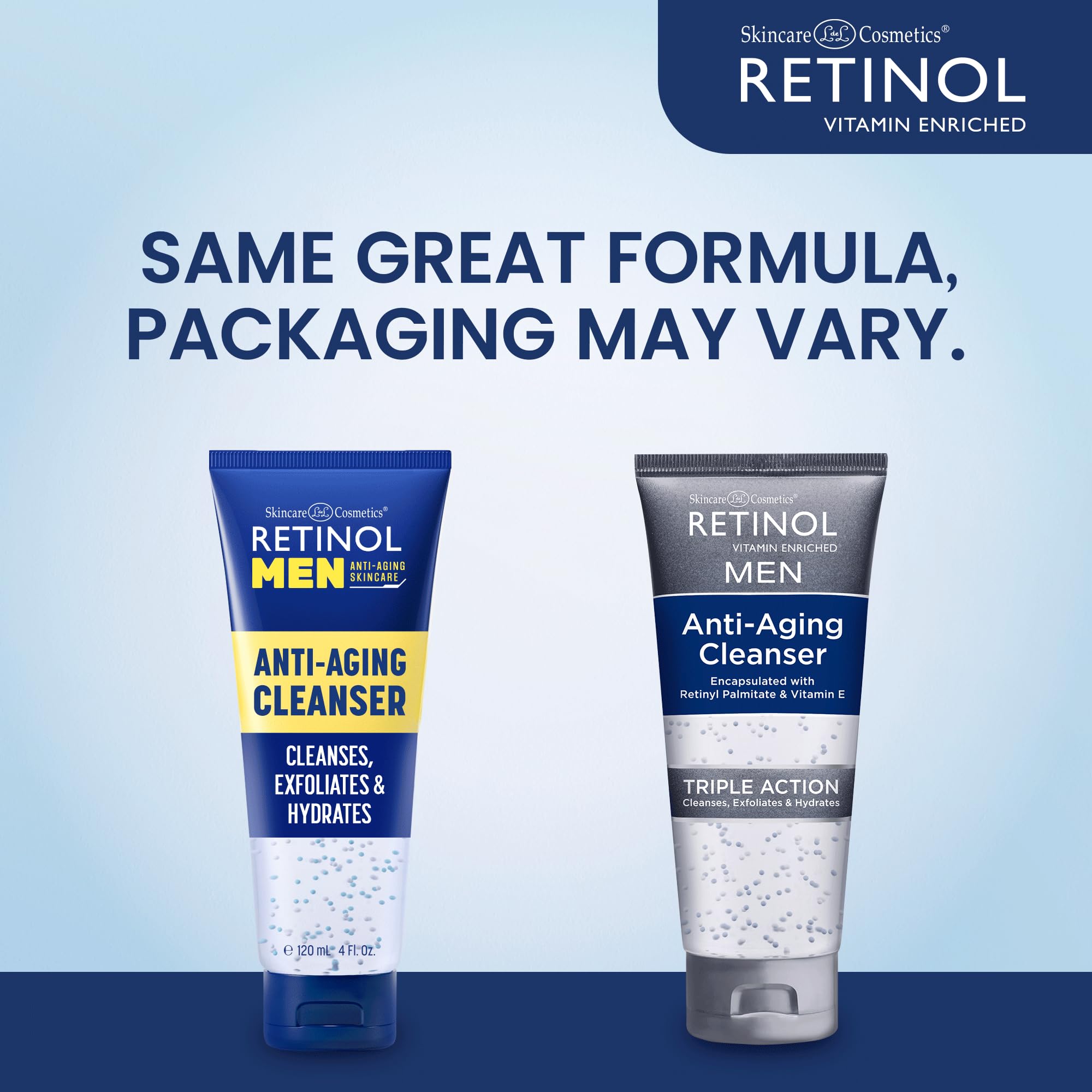 Foto 2 | Limpiador En Gel Cleanser Retinol Para Hombre, 150 Ml - Venta Internacional.