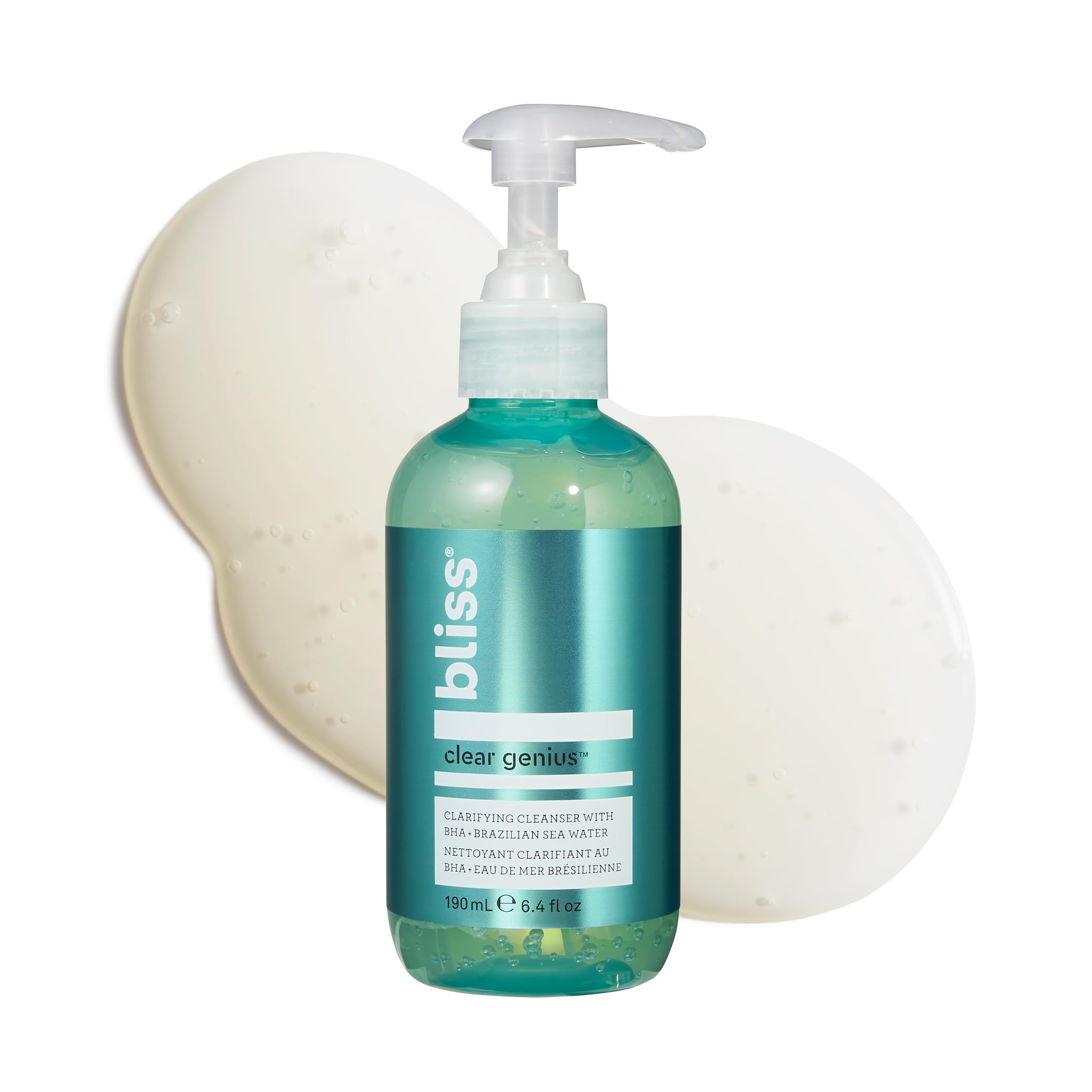 Foto 2 pulgar | Gel Clarificador Cleanser Bliss Clear Genius De 190 Ml Con Ácido Salicílico - Venta Internacional.