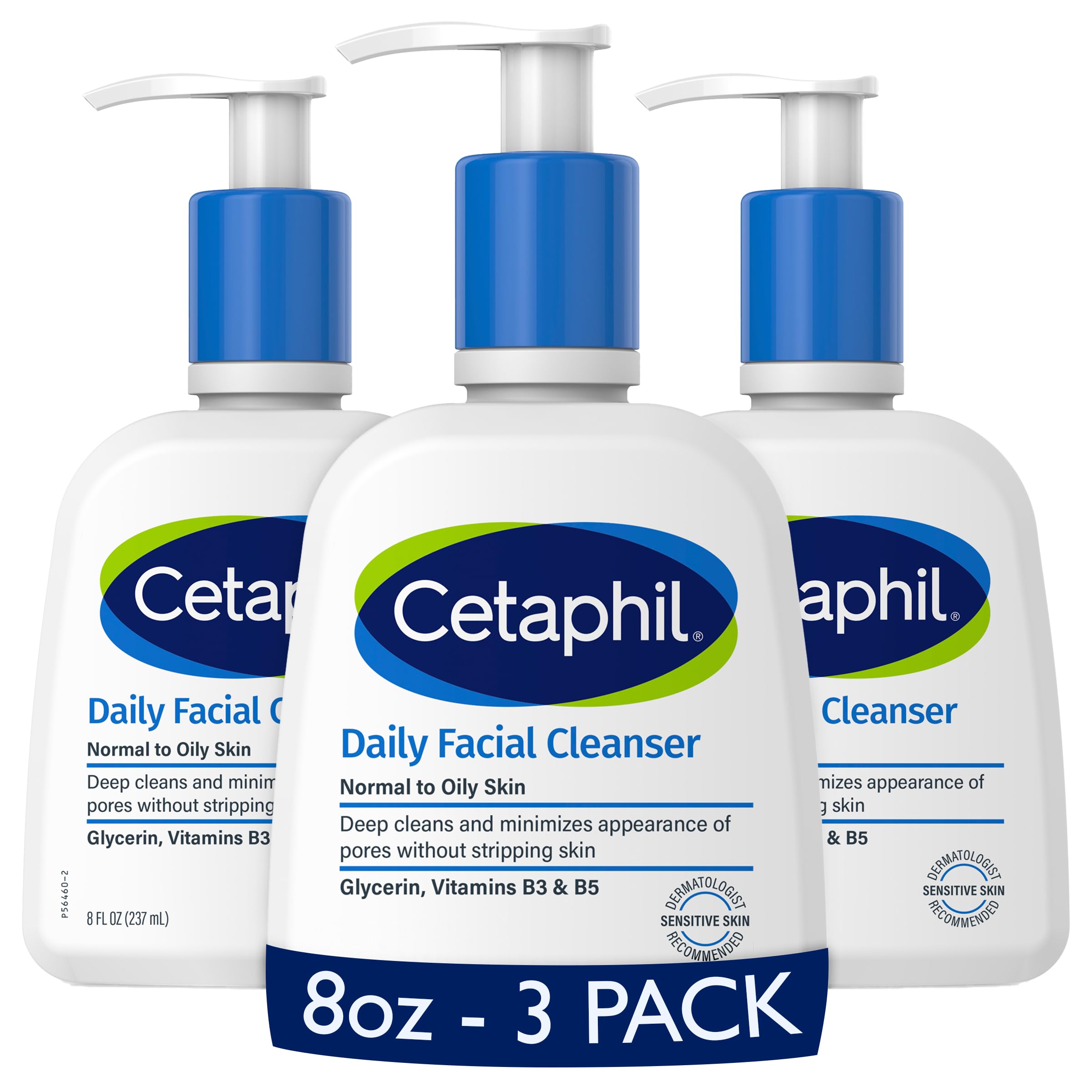 Foto 2 pulgar | Limpiador Facial Diario Face Wash Cetaphil, 240 Ml, Paquete De 3 - Venta Internacional.